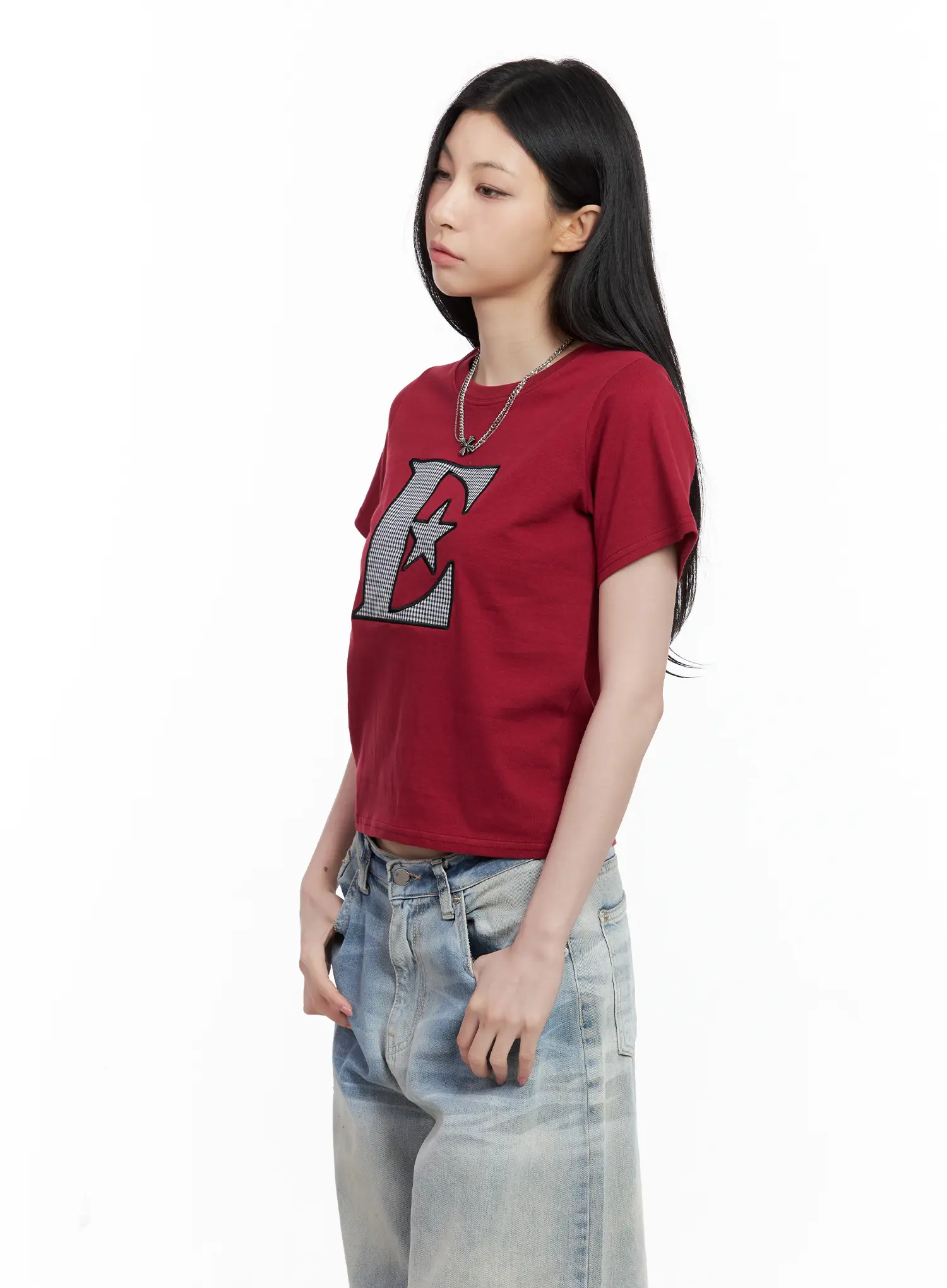 Star Print Casual Tee CL501 - Image 6