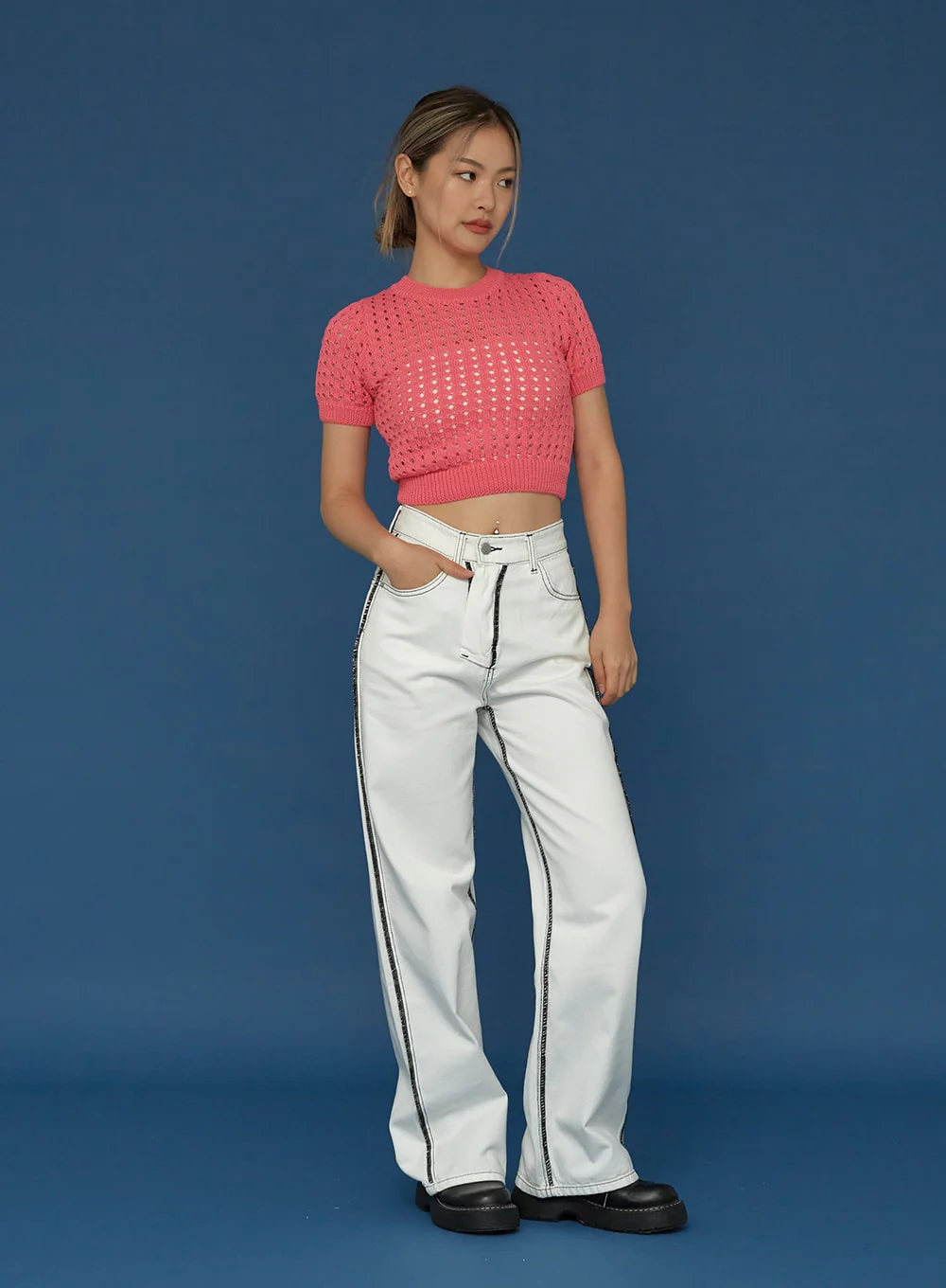 Stich Wide Pants CG03 - Image 13