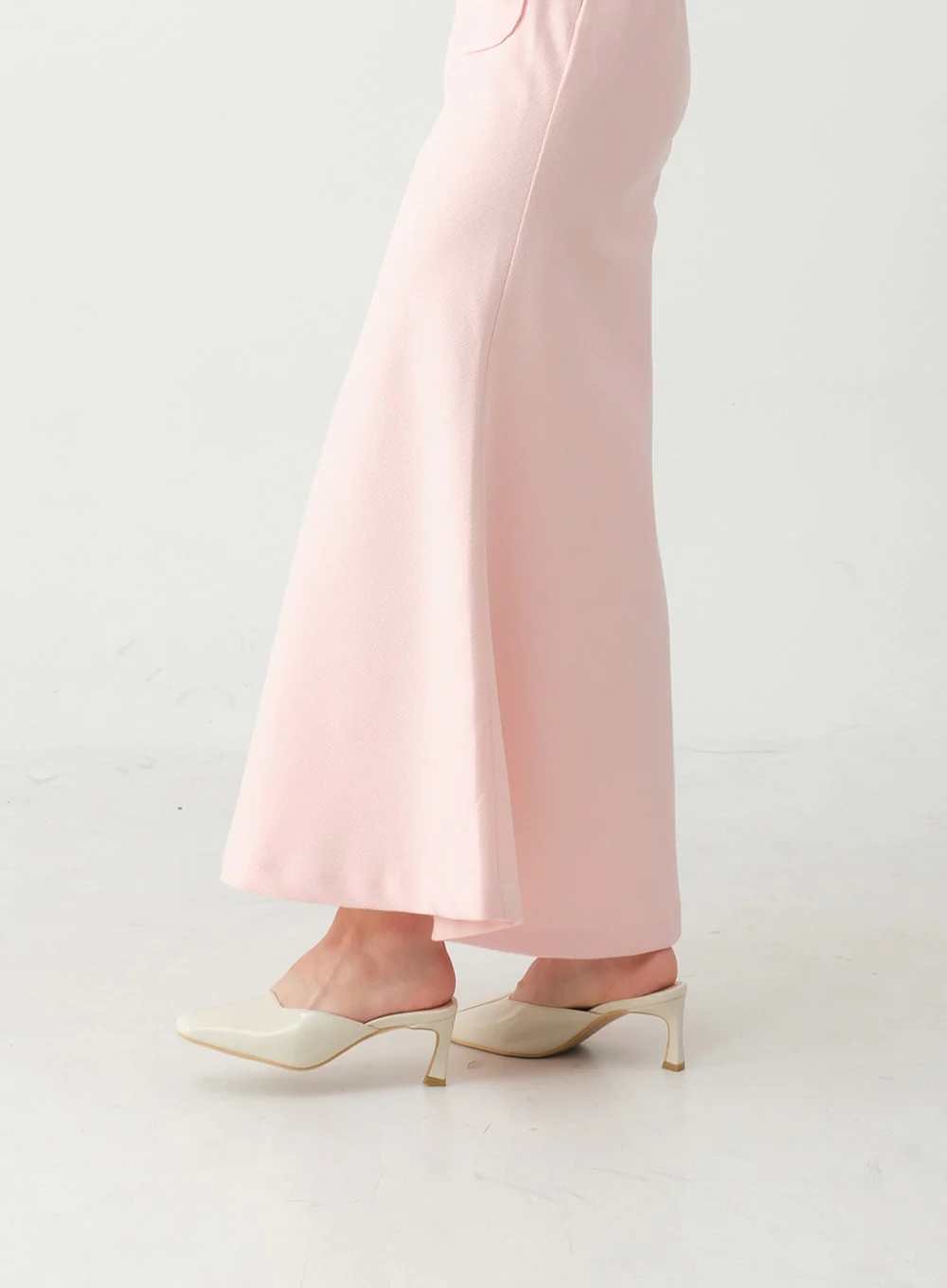 Stitch Detail Heeled Mules OY23 - Image 13