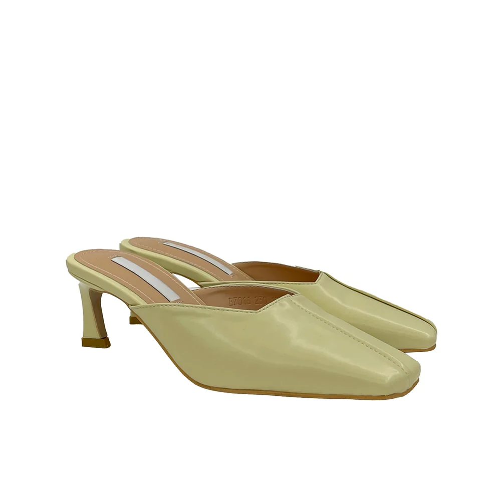 Stitch Detail Heeled Mules OY23 - Image 16
