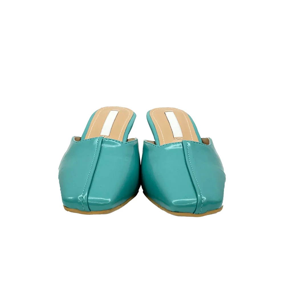 Stitch Detail Heeled Mules OY23 - Image 20