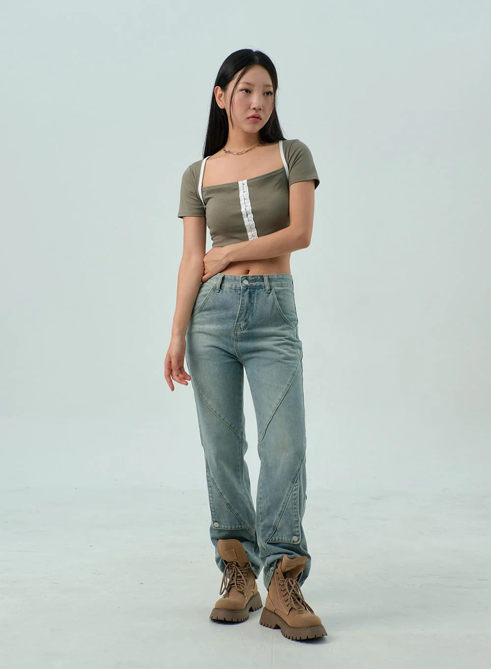 Straight Leg Jeans CY330 - Image 10