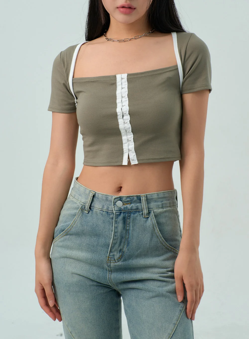 Straight Leg Jeans CY330 - Image 11