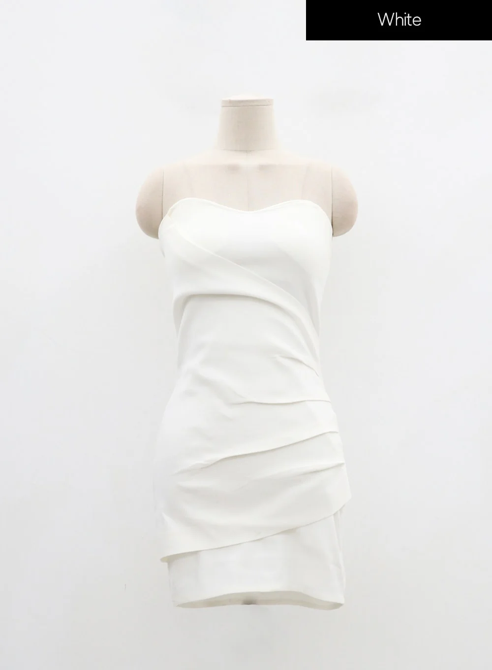 Strapless Wrapped Mini Dress ID23 - Image 15