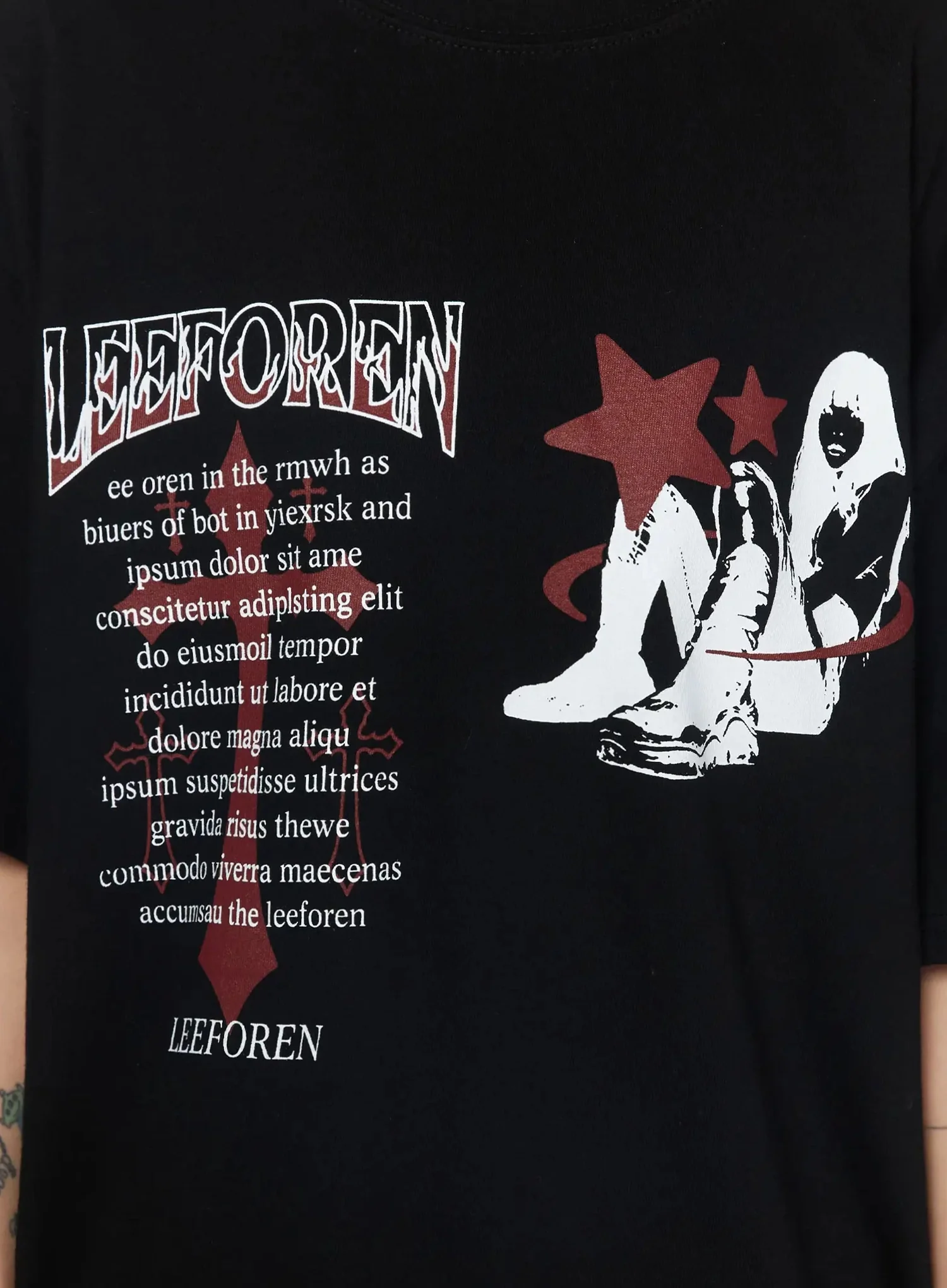 Street Graphic Oversized T-Shirt IU508 - Image 7