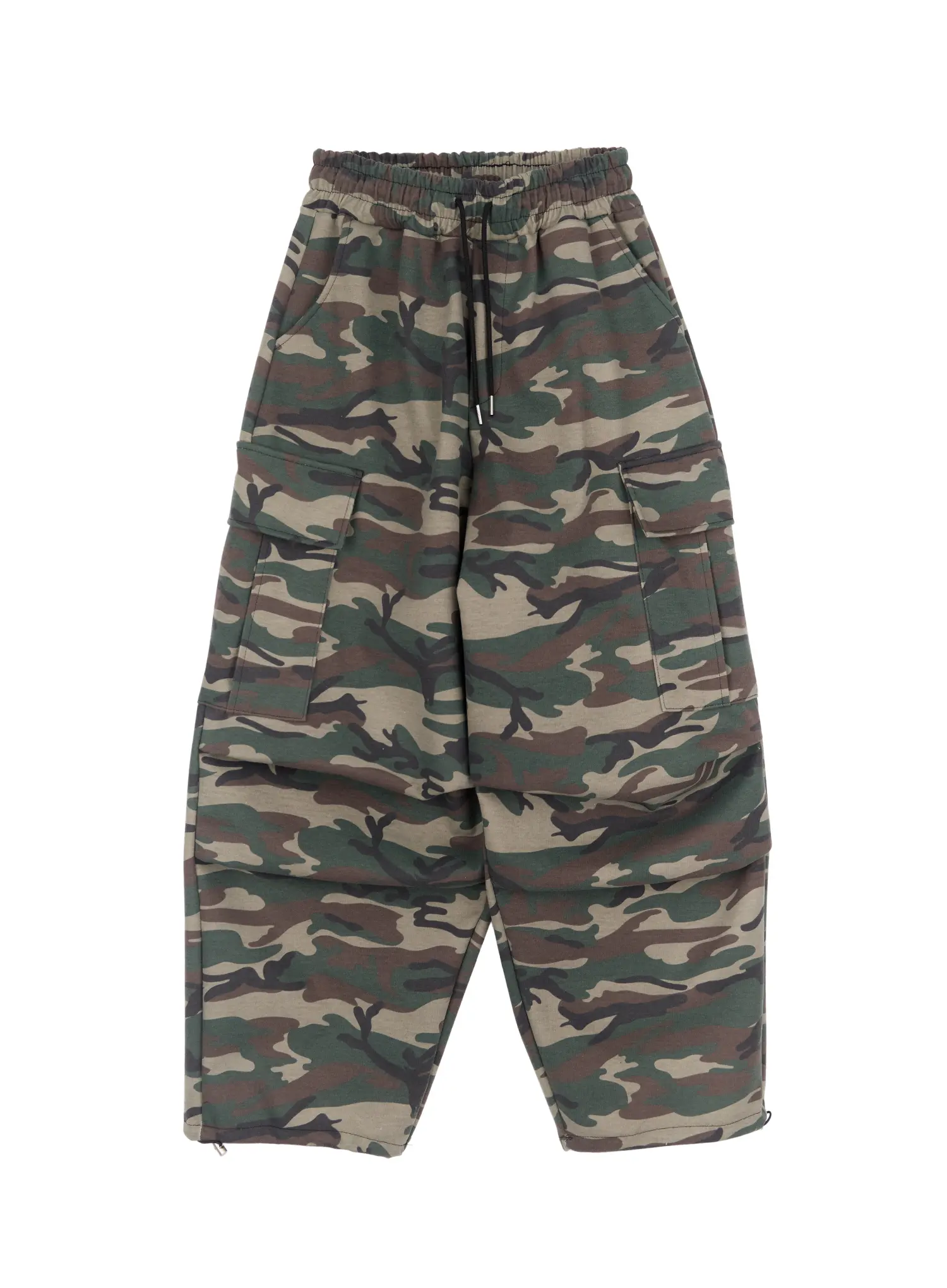 Street Style Camo Wide Cargo Pants CM519 - Image 13