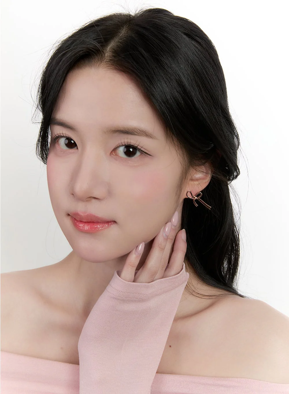 Stretched Ribbon Earrings CF528 - Image 3