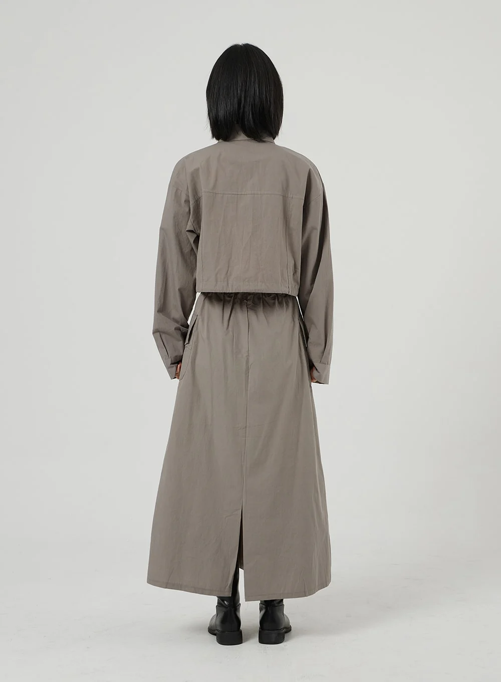 String Detail Cropped Shirt OF310 - Image 12