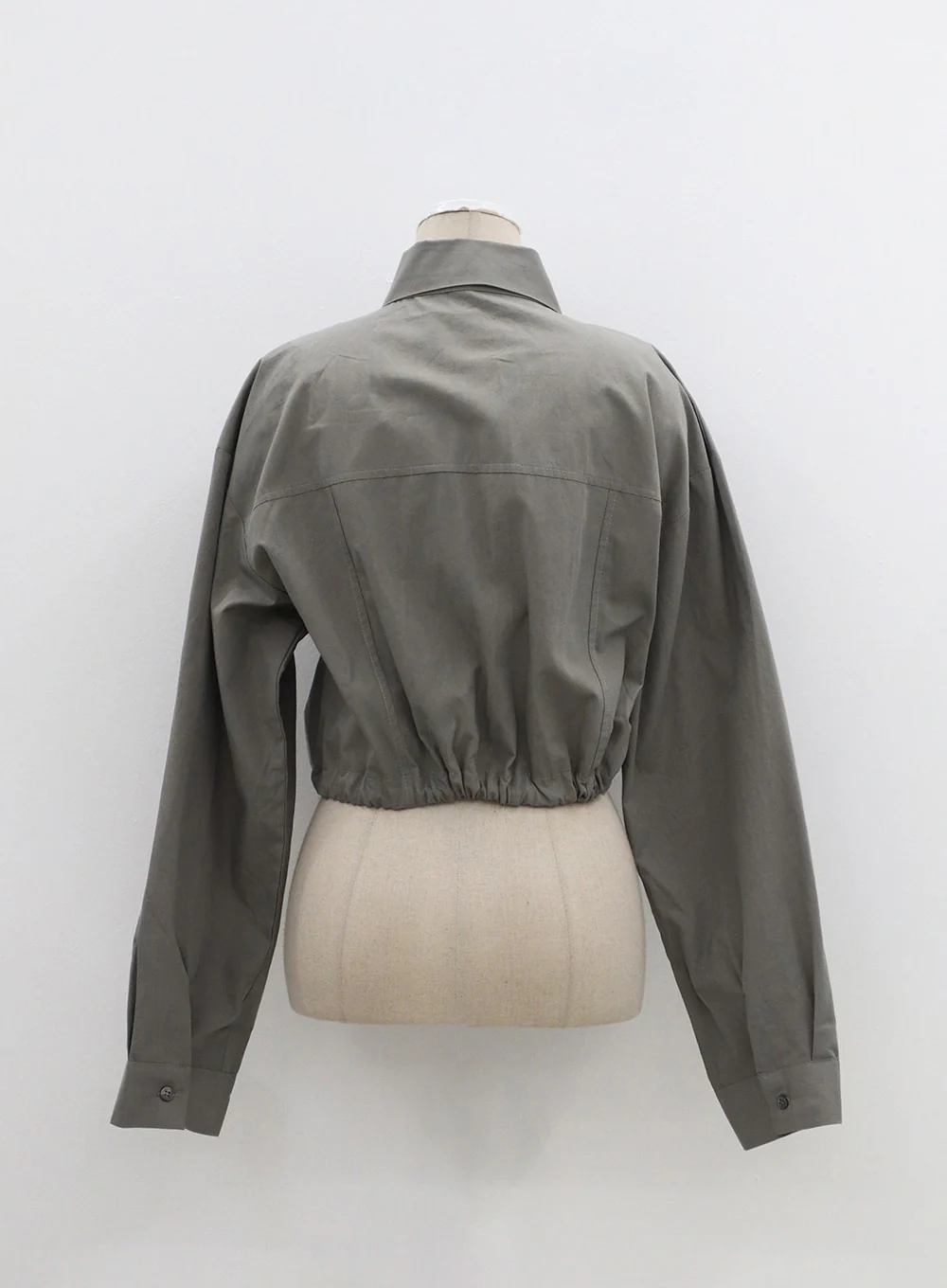 String Detail Cropped Shirt OF310 - Image 15
