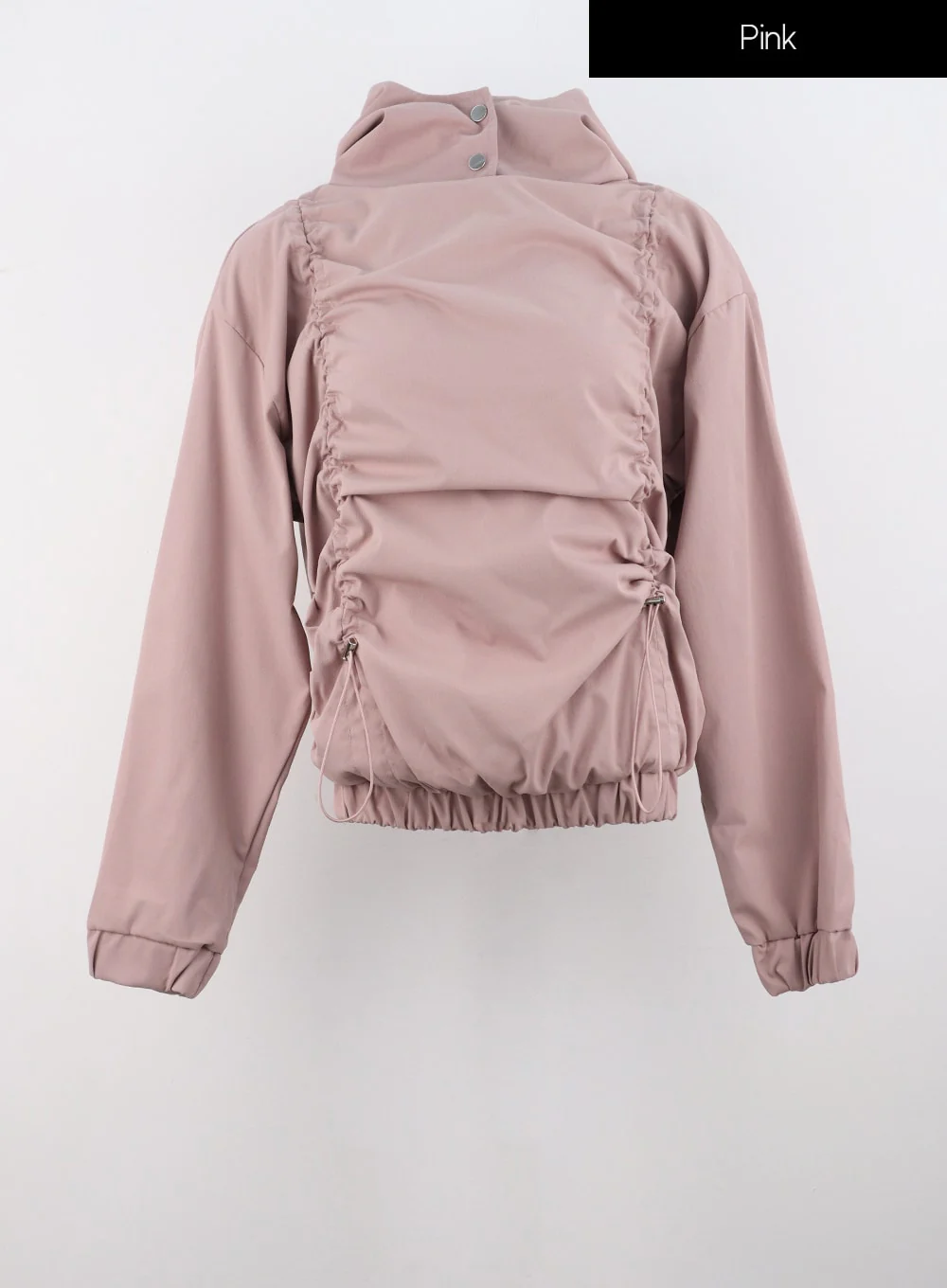 String Detail Hooded Sweatshirt IS304 - Image 11