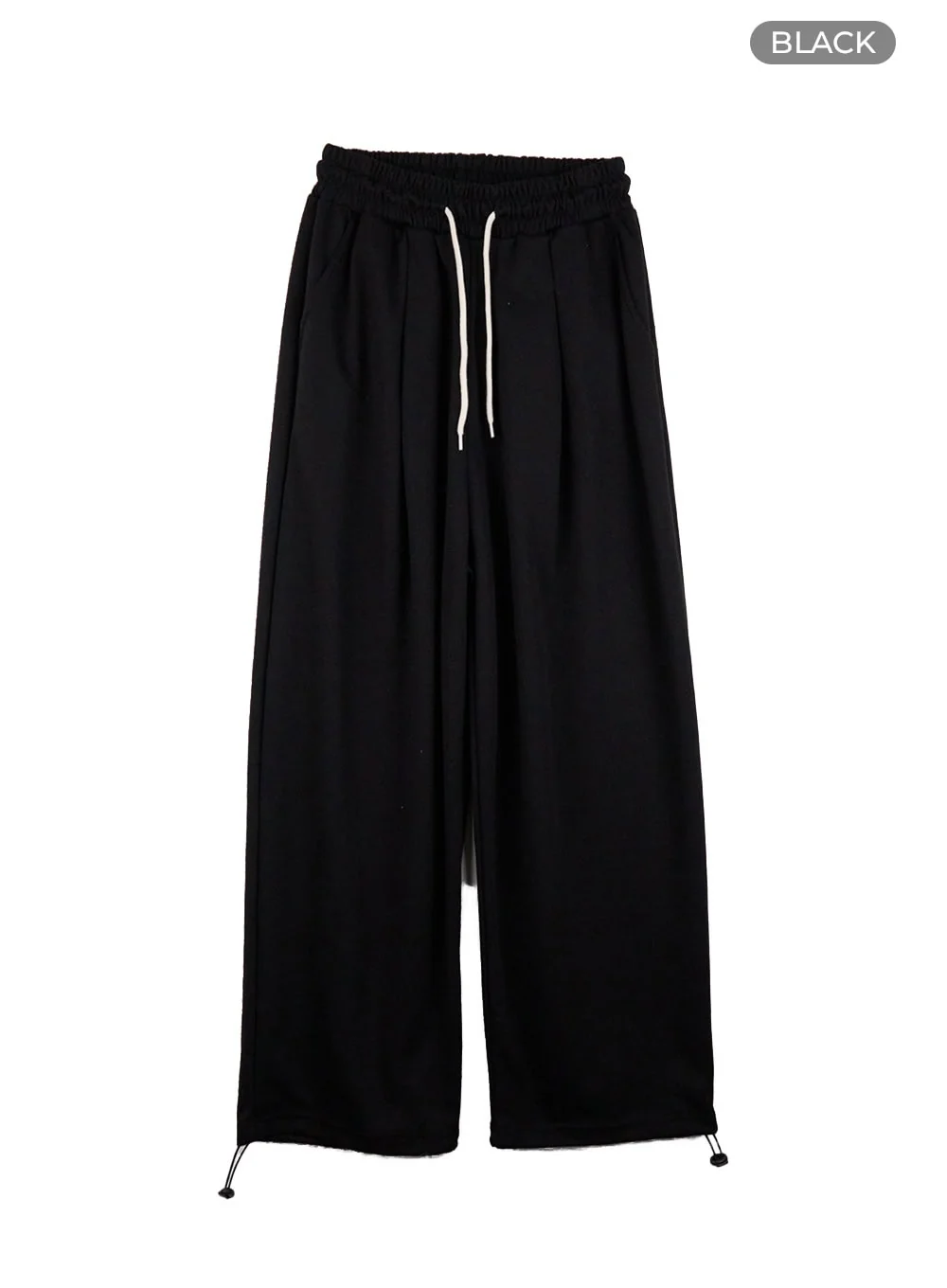 String Pintuck Wide Sweatpants CO419 - Image 9