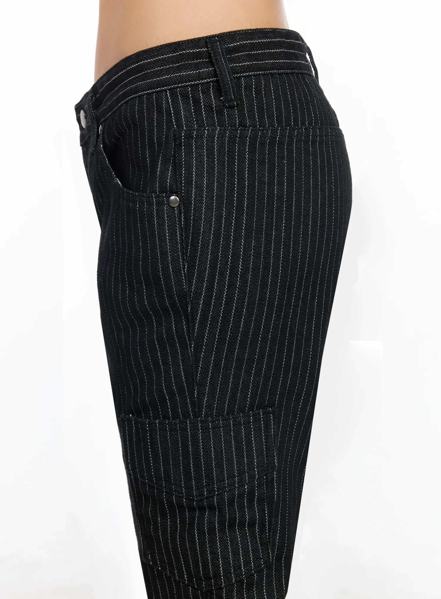 Striped Bootcut Pants CA513 - Image 11
