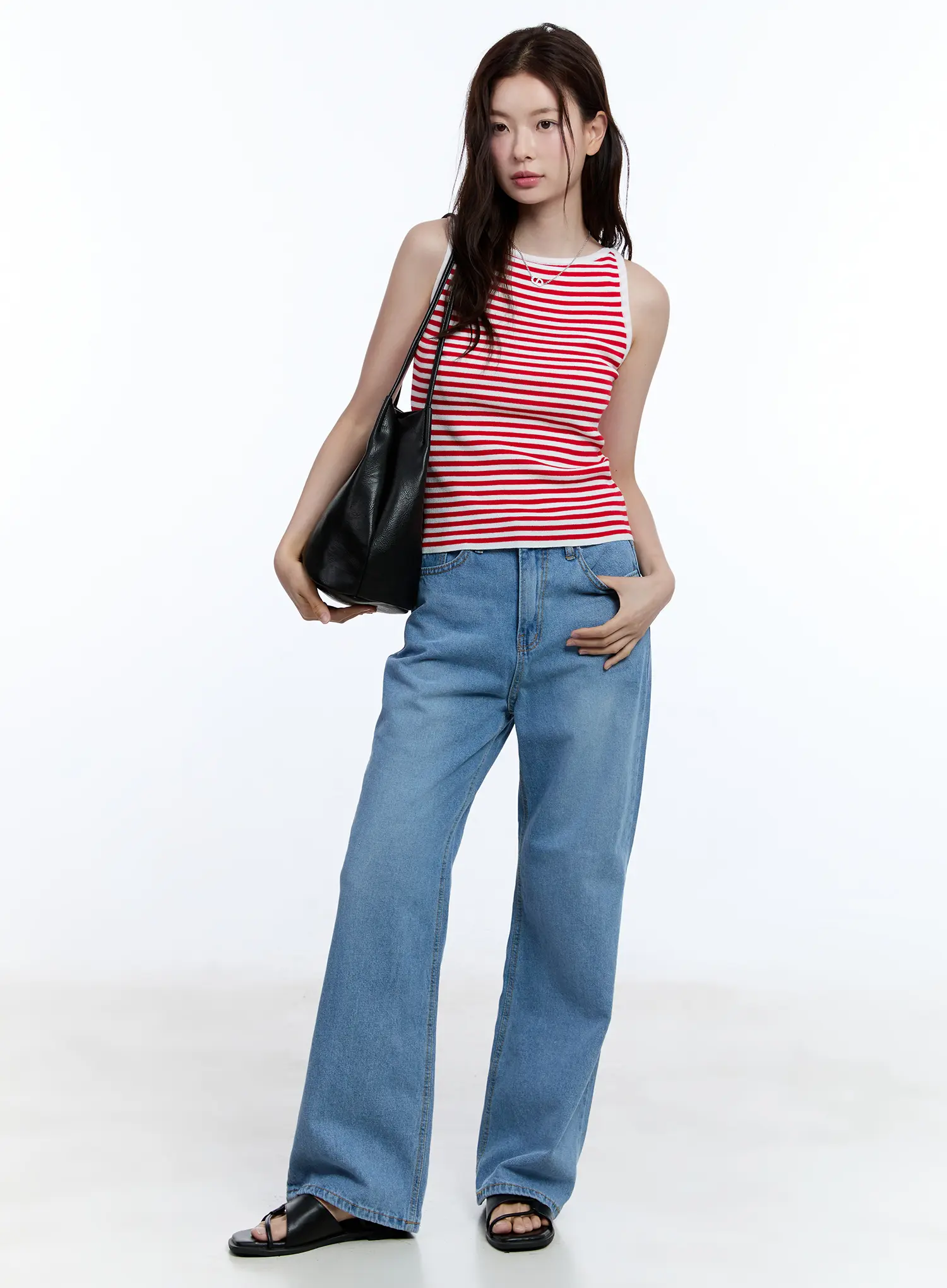 Striped Cami Top CU513 - Image 2
