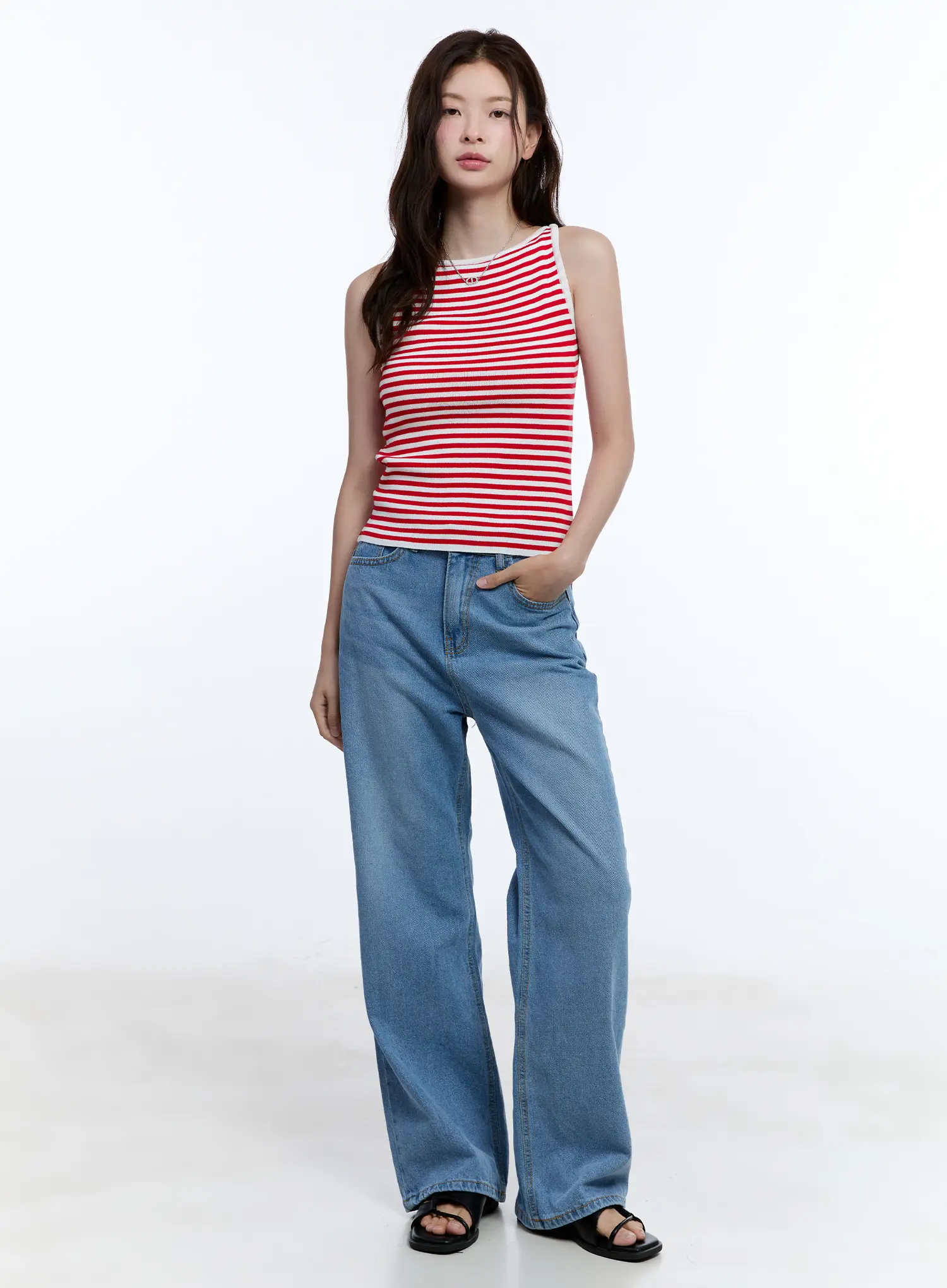 Striped Cami Top CU513 - Image 3