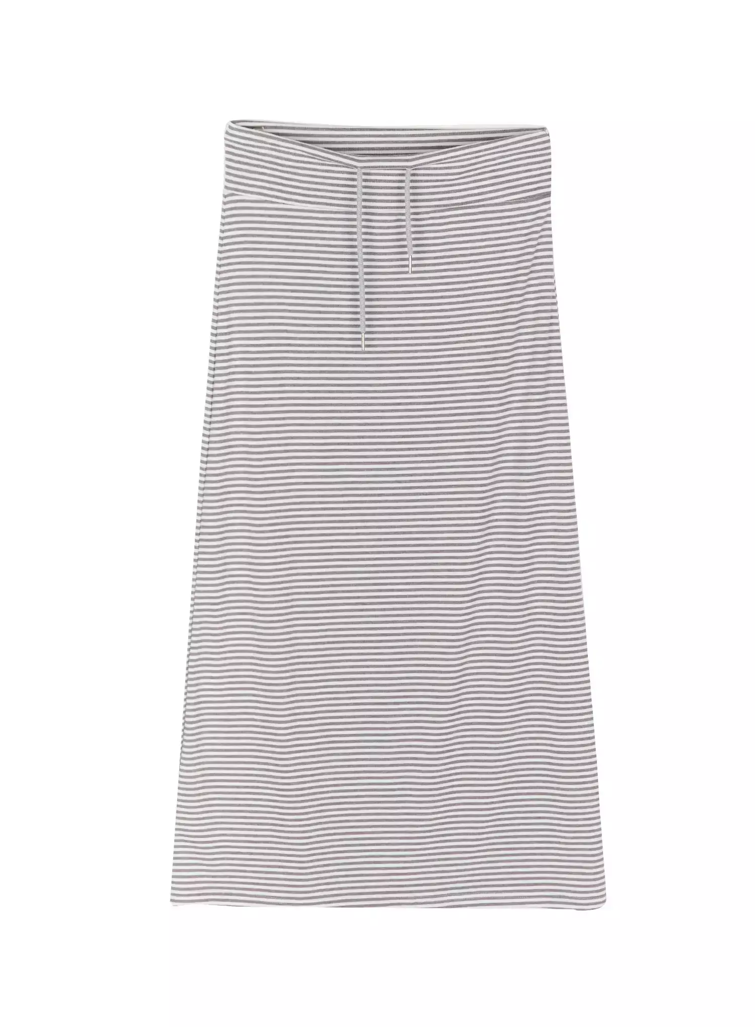 Striped Drawstring Maxi Skirt IU522 - Image 15