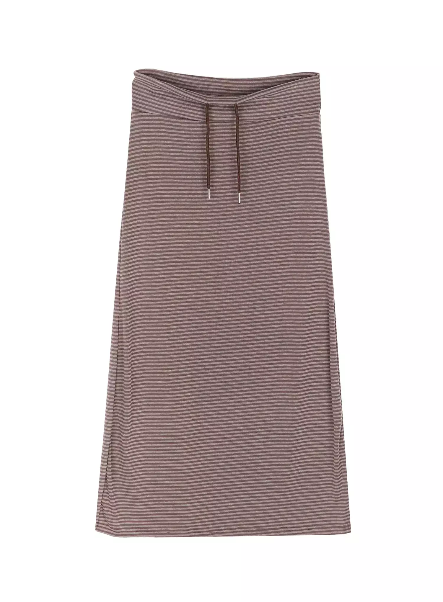 Striped Drawstring Maxi Skirt IU522 - Image 19