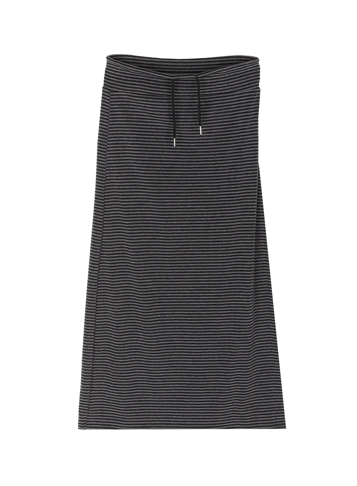 Striped Drawstring Maxi Skirt IU522 - Image 21