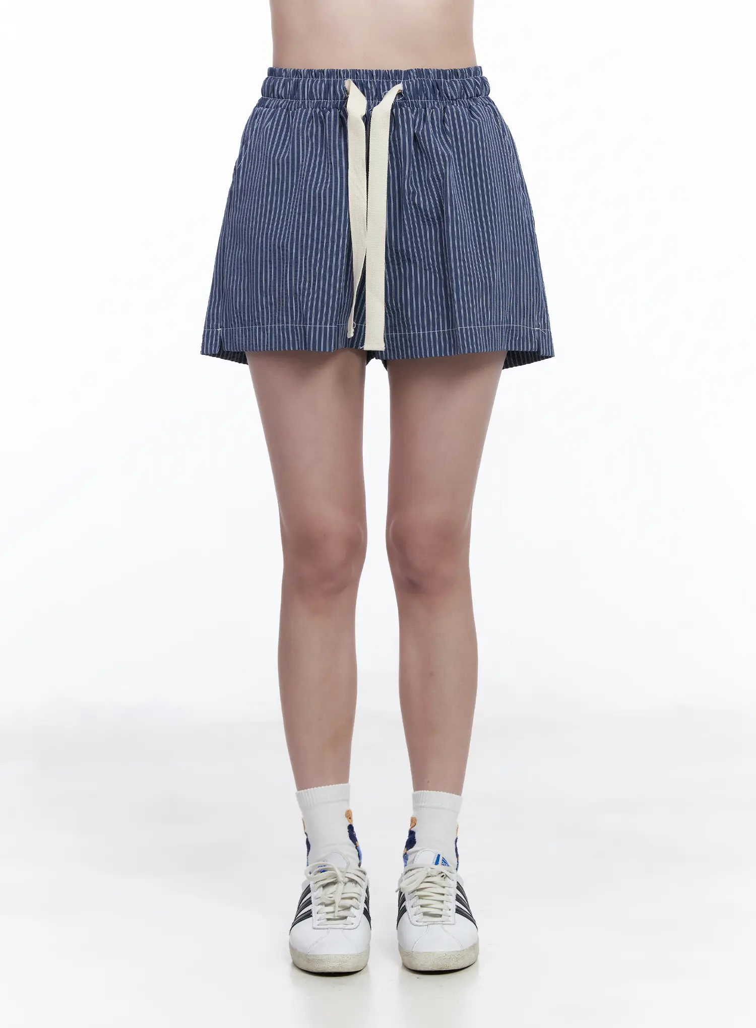 Striped Drawstring Shorts CA509 - Image 8
