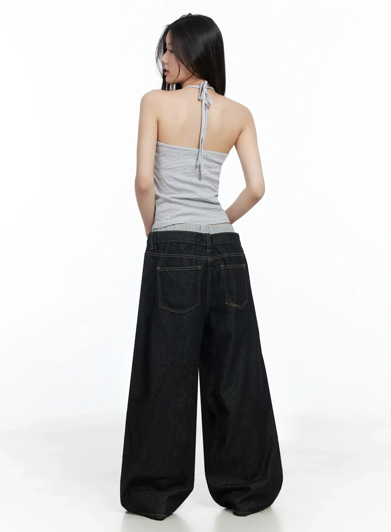 Striped Halter Tank Top IM506 - Image 10