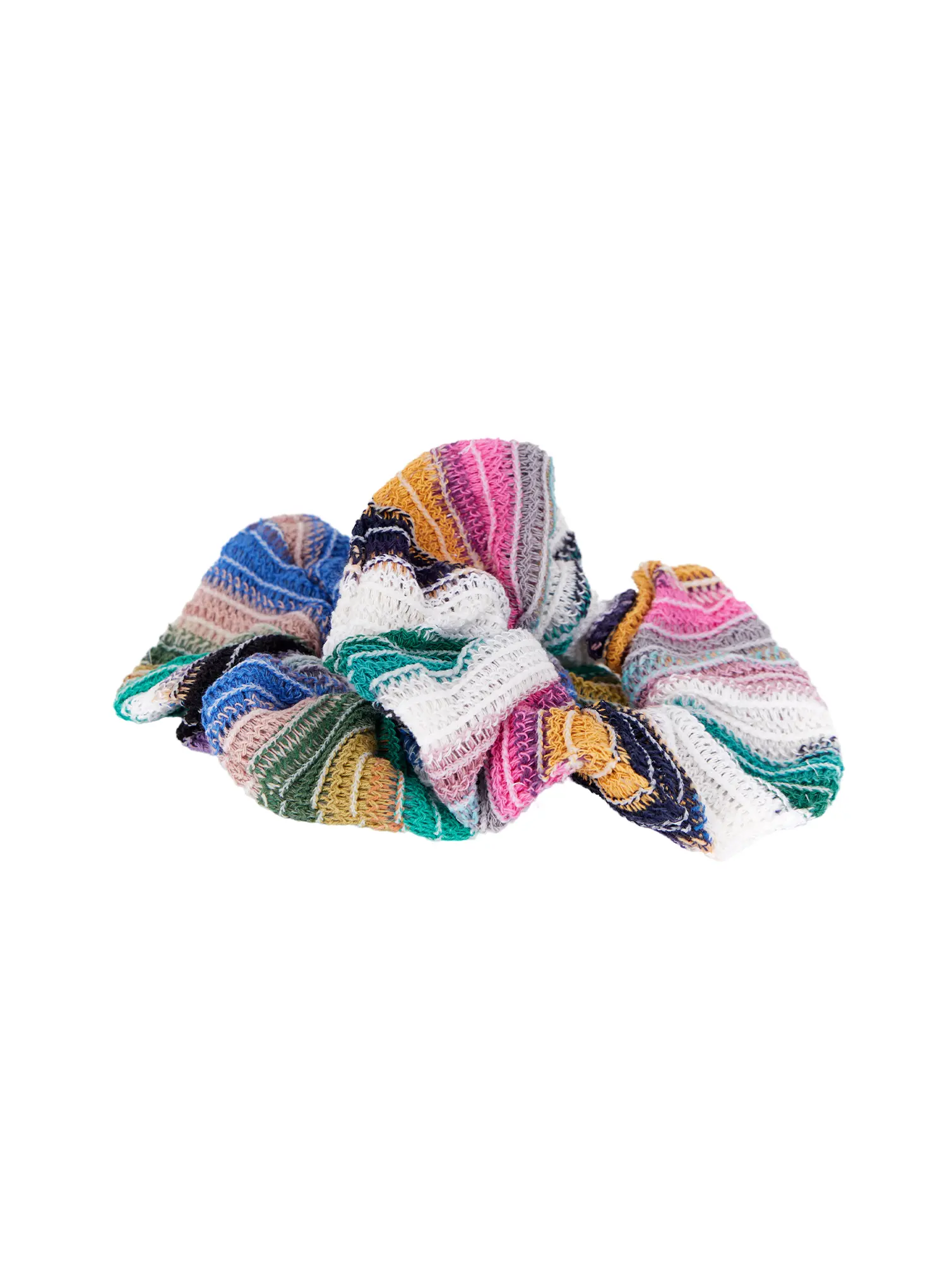 Striped Knit Scrunchie CY506 - Image 9