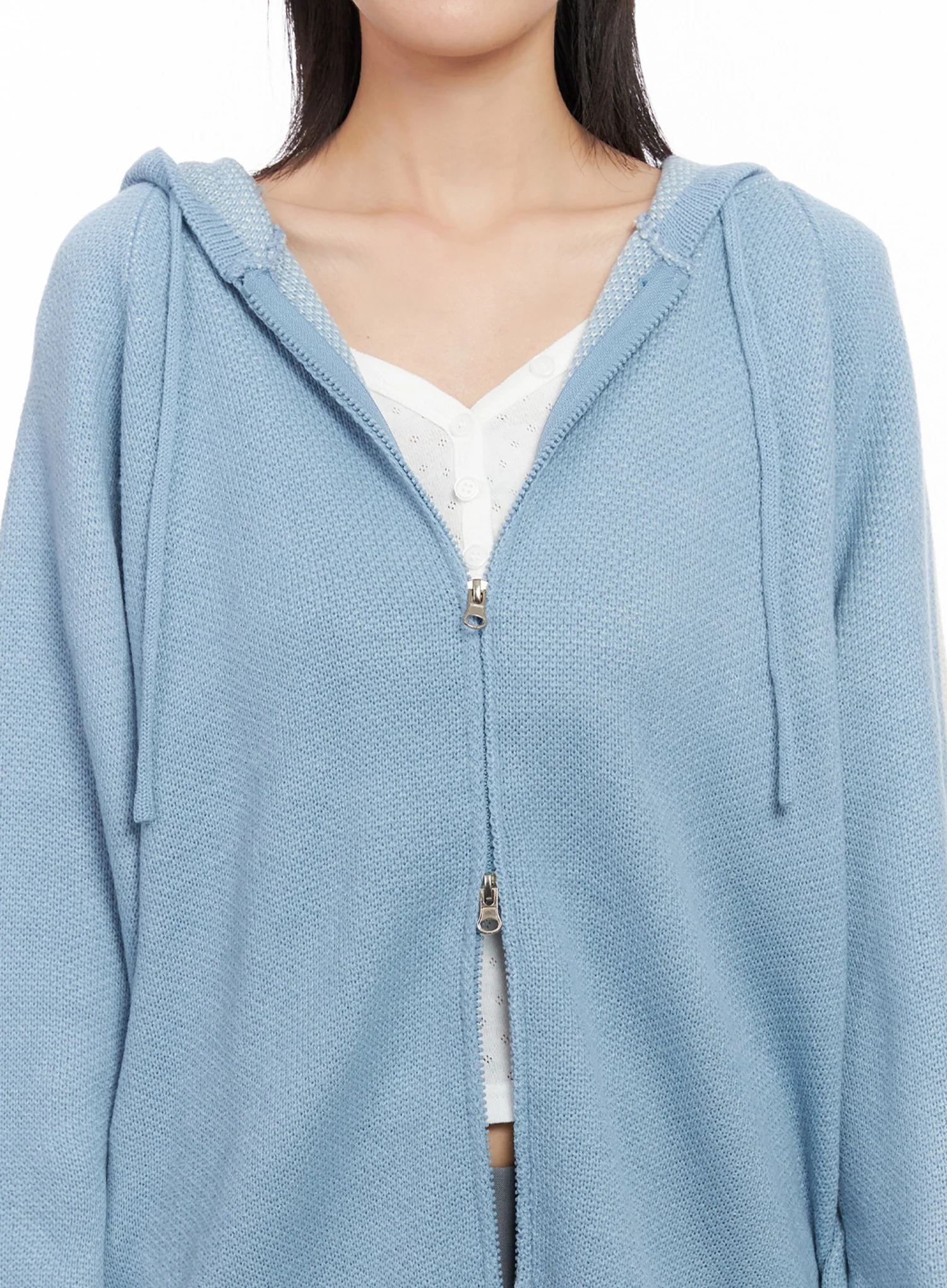Striped Sleeve Casual Hoodie IS515 - Image 3