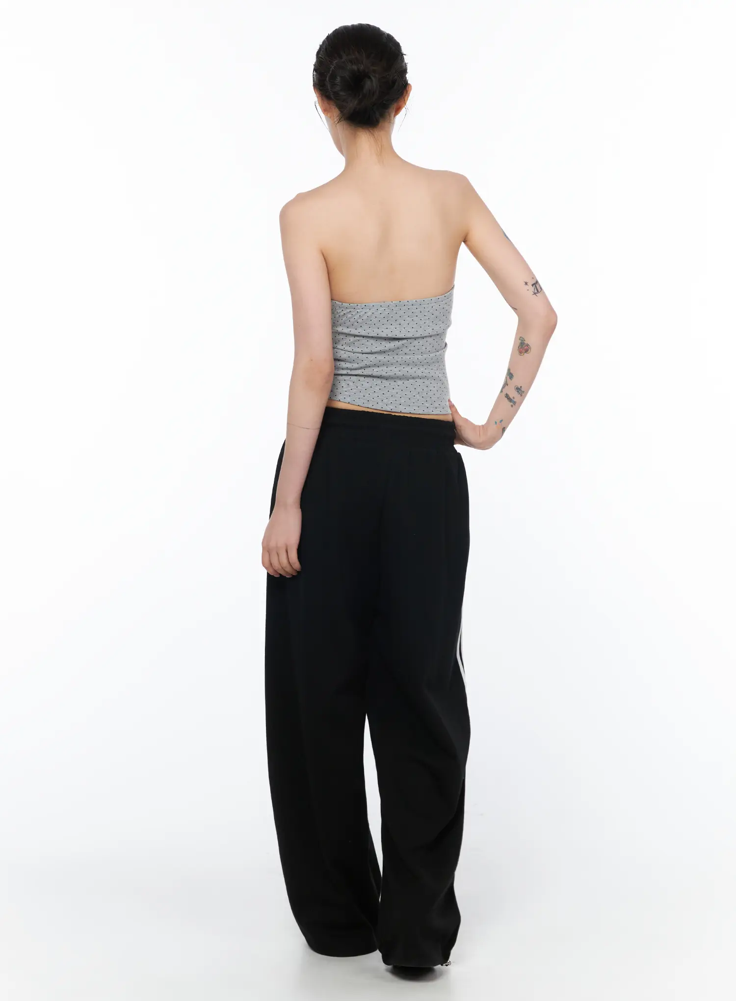 Striped Wide-Leg Sweatpants CA527 - Image 7