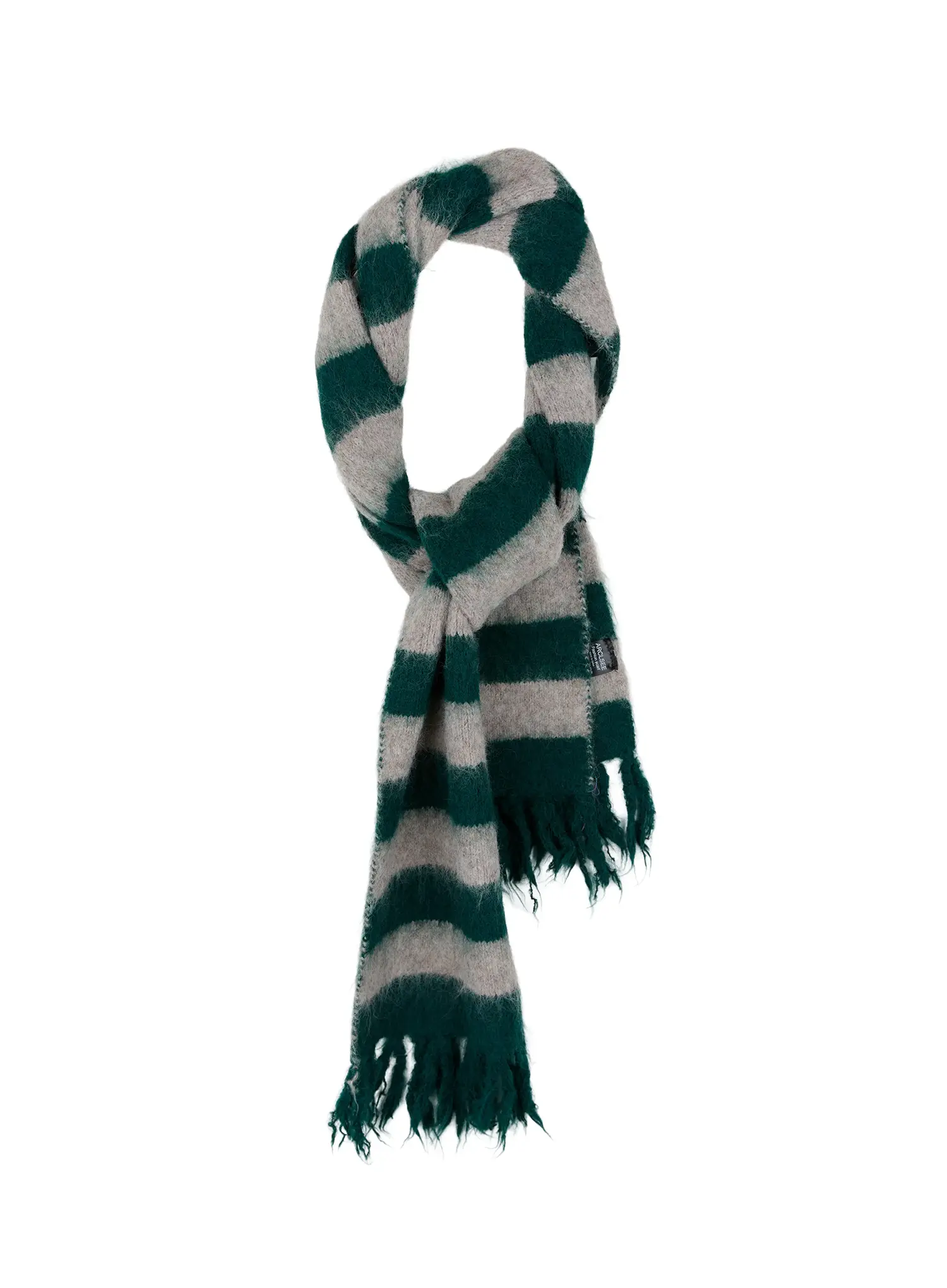Striped Wool Knit Scarf ID511 - Image 7