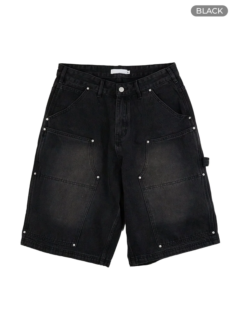 Stud Washed Baggy Jorts (UNISEX) CG408 - Image 9