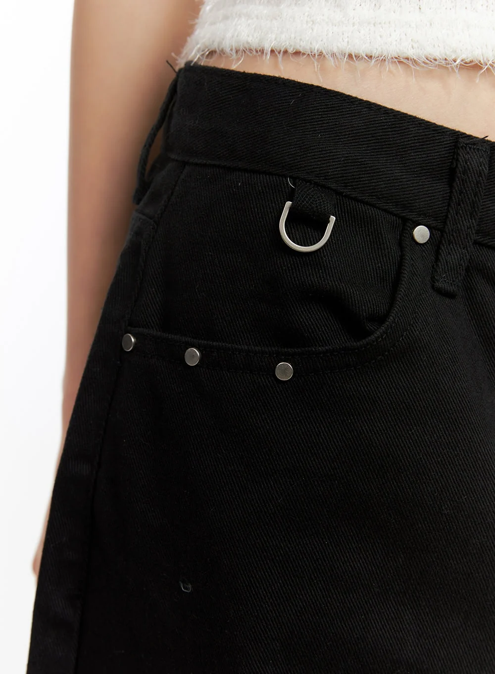 Studded Comfy Wide-Fit Pants CN416 - Image 3