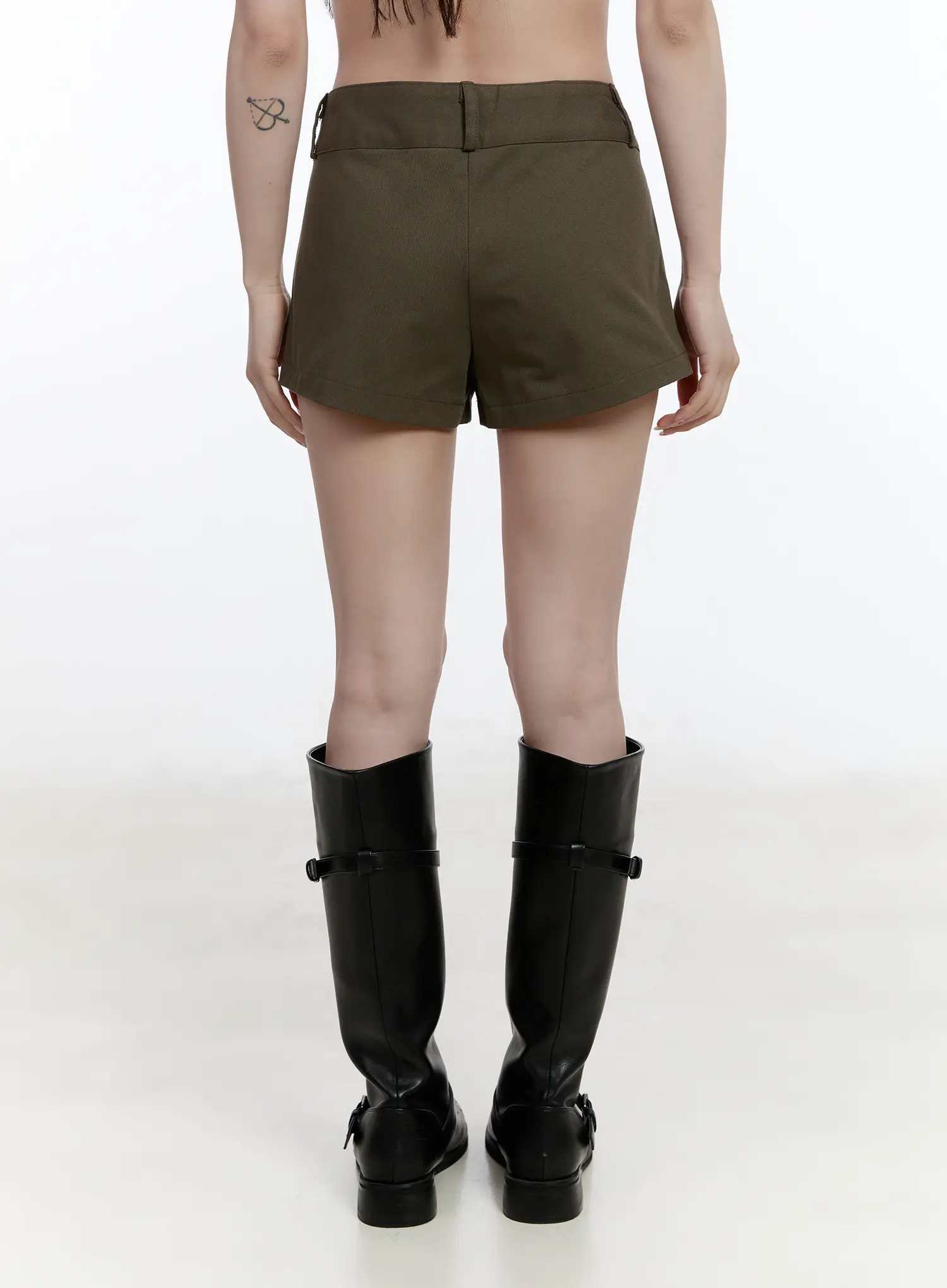 Studded Cotton Shorts CA502 - Image 4