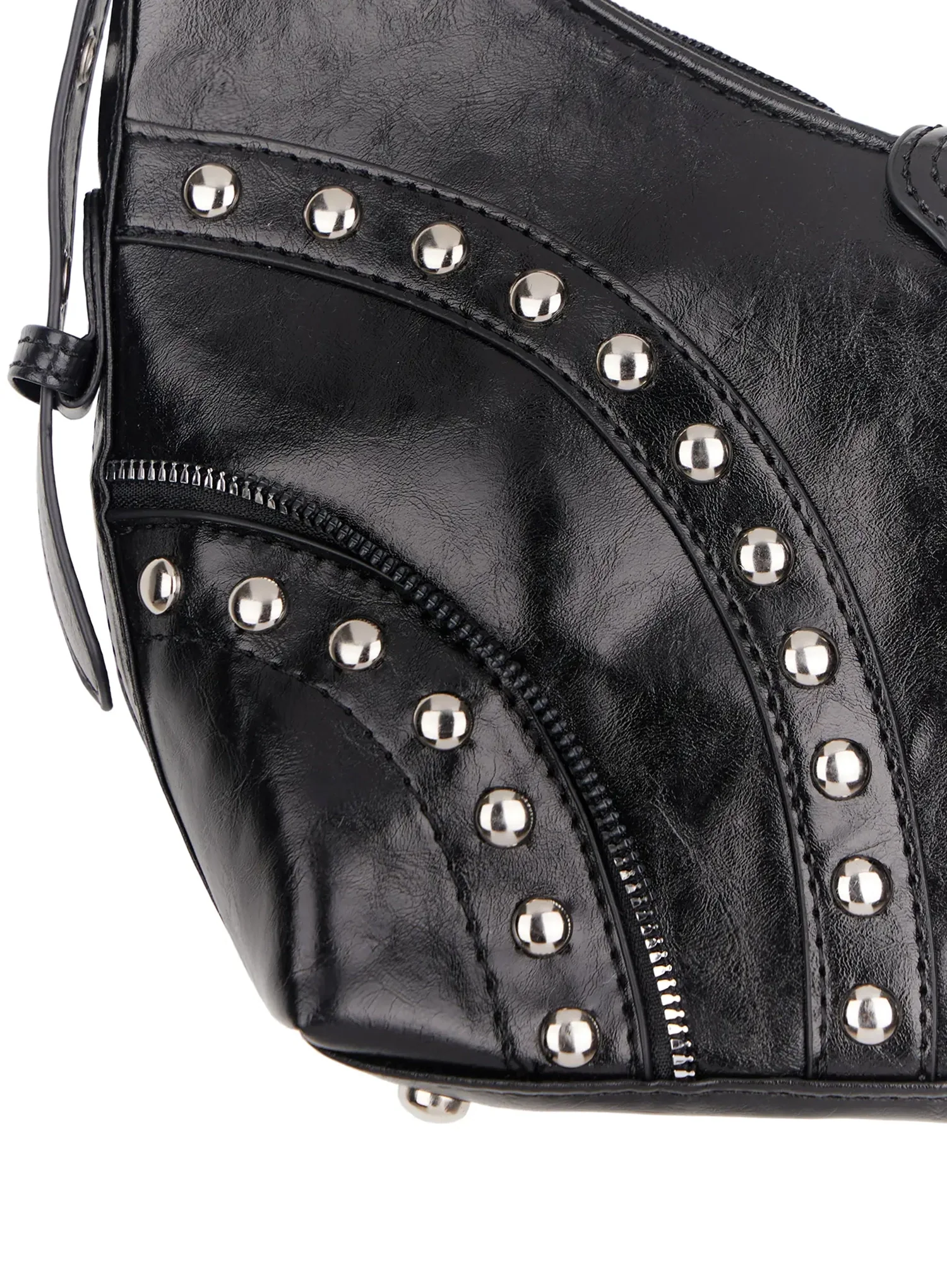 Studded Shoulder Bag IA507 - Image 9