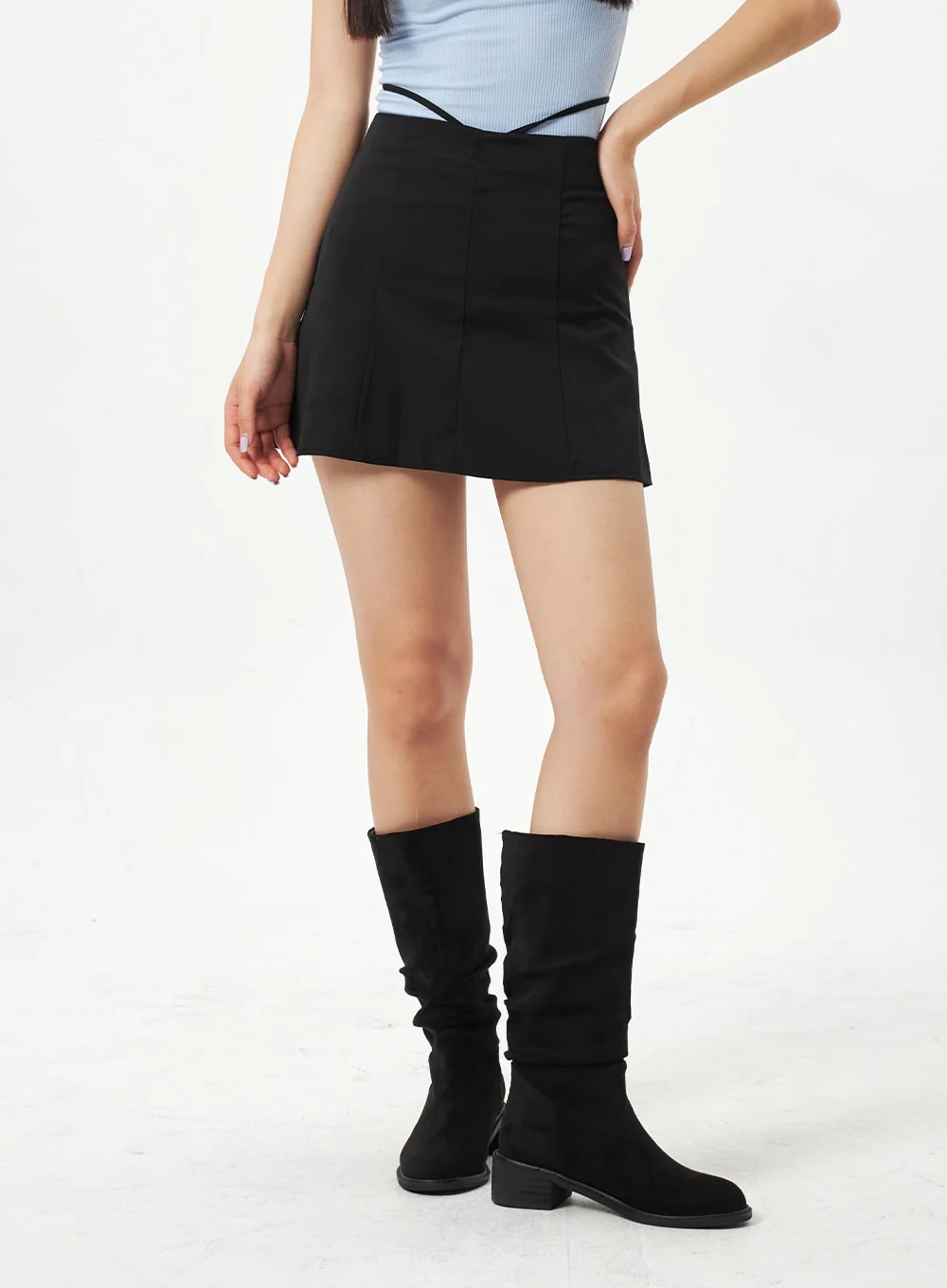 Suede Knee High Boots CA320 - Image 8