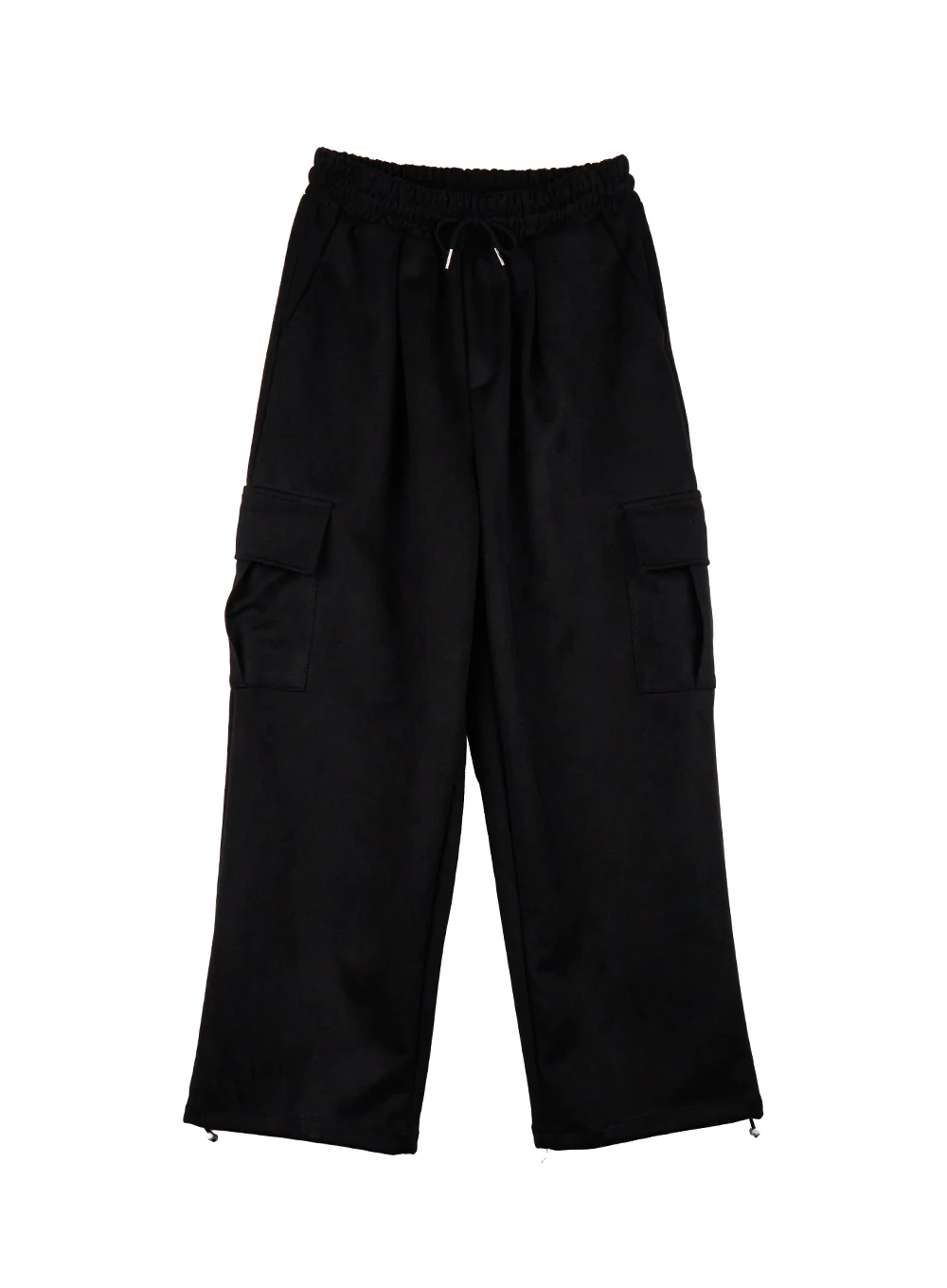 Suede Wide-Fit Cargo Sweatpants CJ507 - Image 12