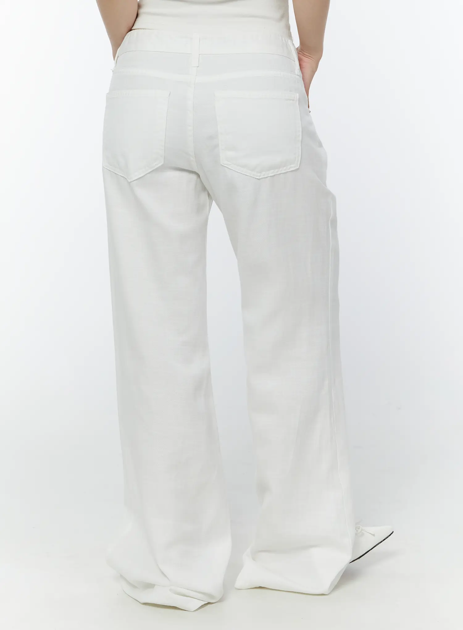 Summer Cotton Bootcut Pants IY507 - Image 7