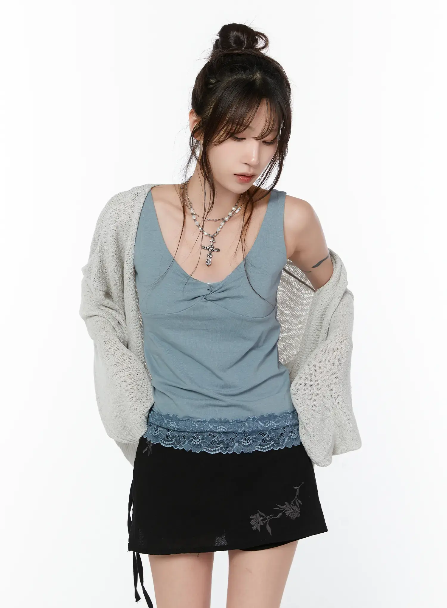 Summer Relaxed Fit Cardigan CY515 - Image 11