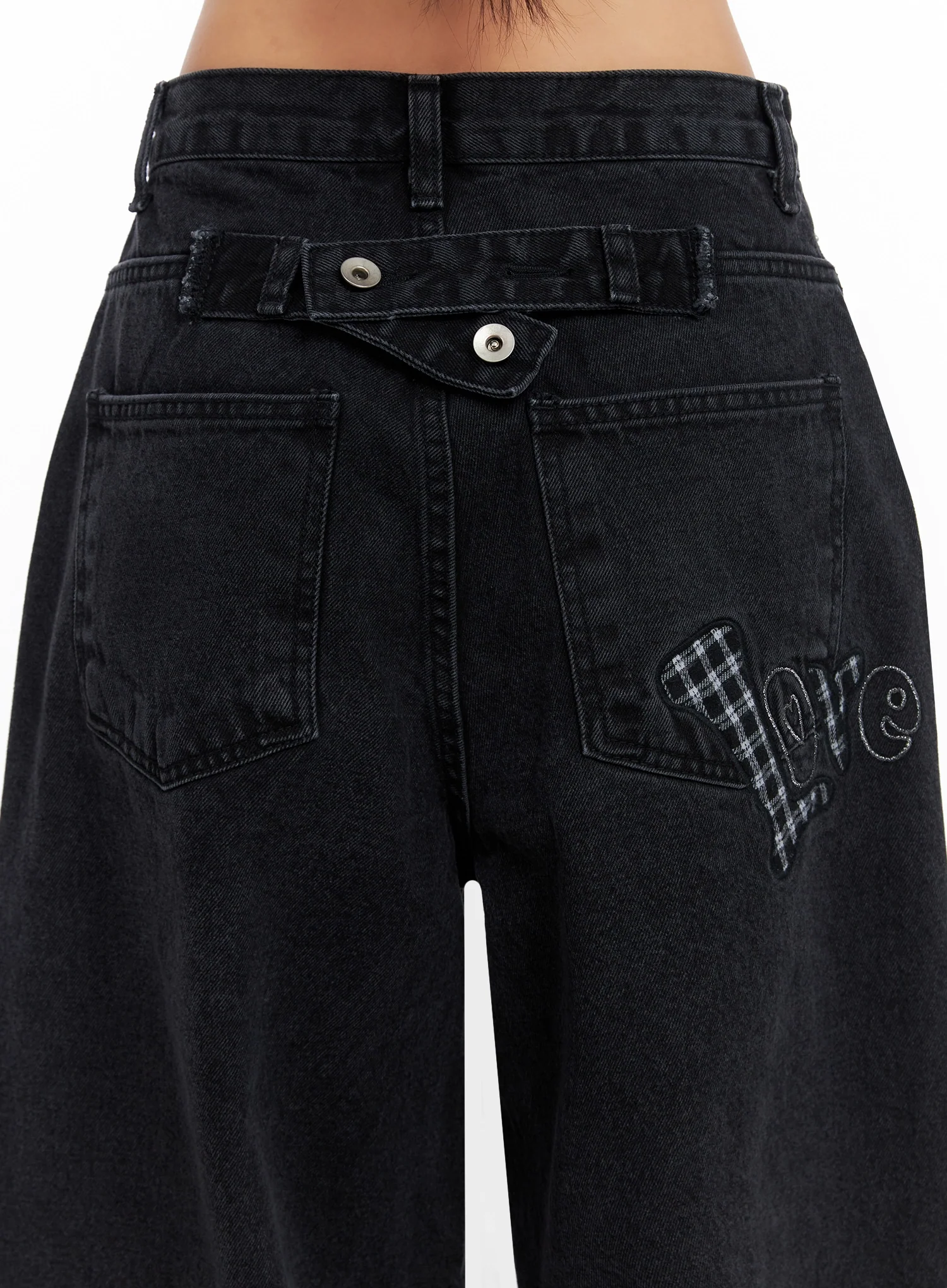 Sunwoo Embroidered Wide Leg Jeans IG528 - Image 2