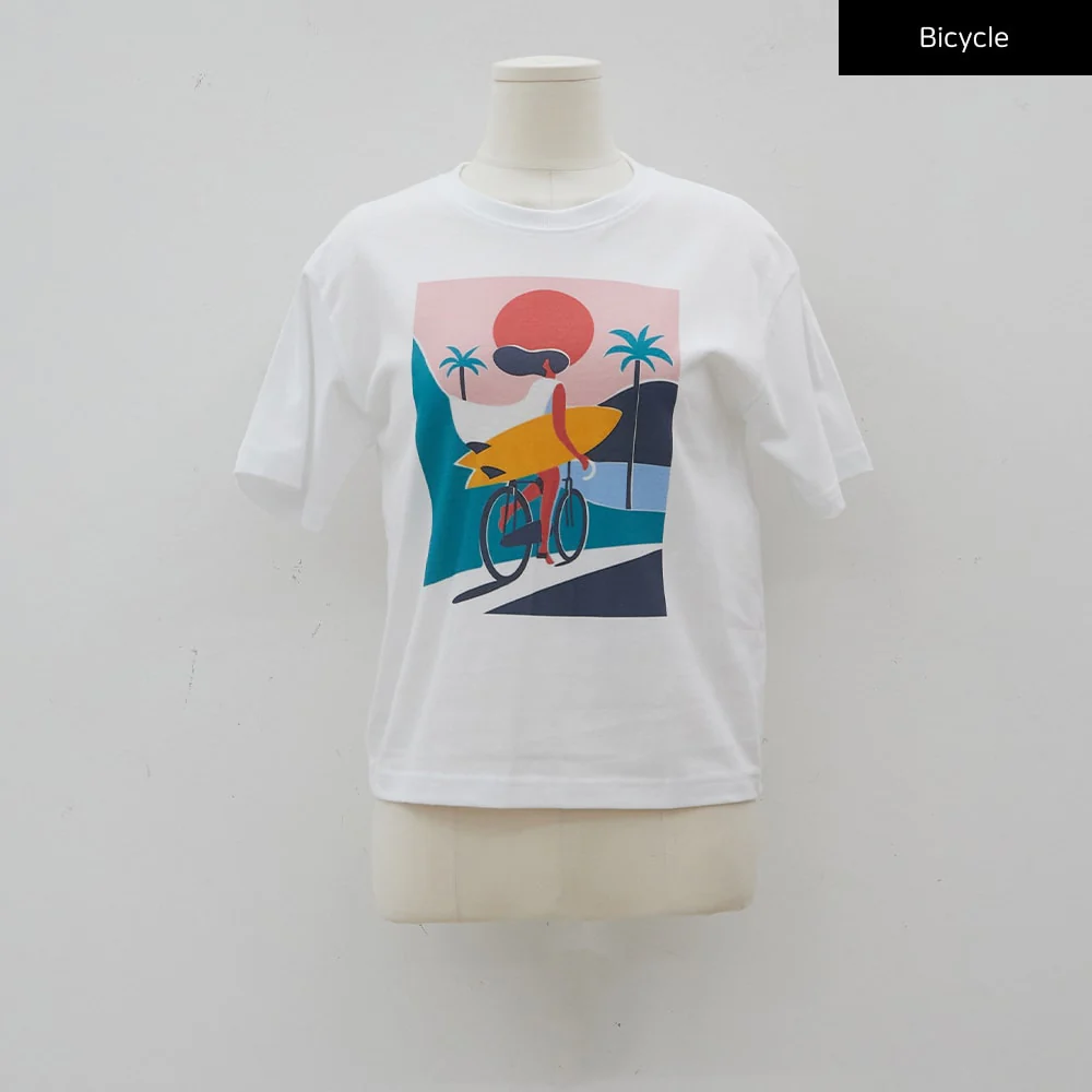Surfing Graphic Tee CJ02 - Image 10