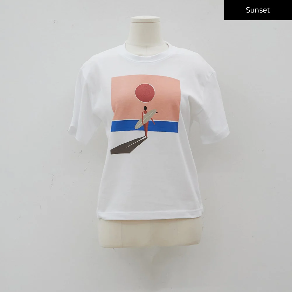 Surfing Graphic Tee CJ02 - Image 12