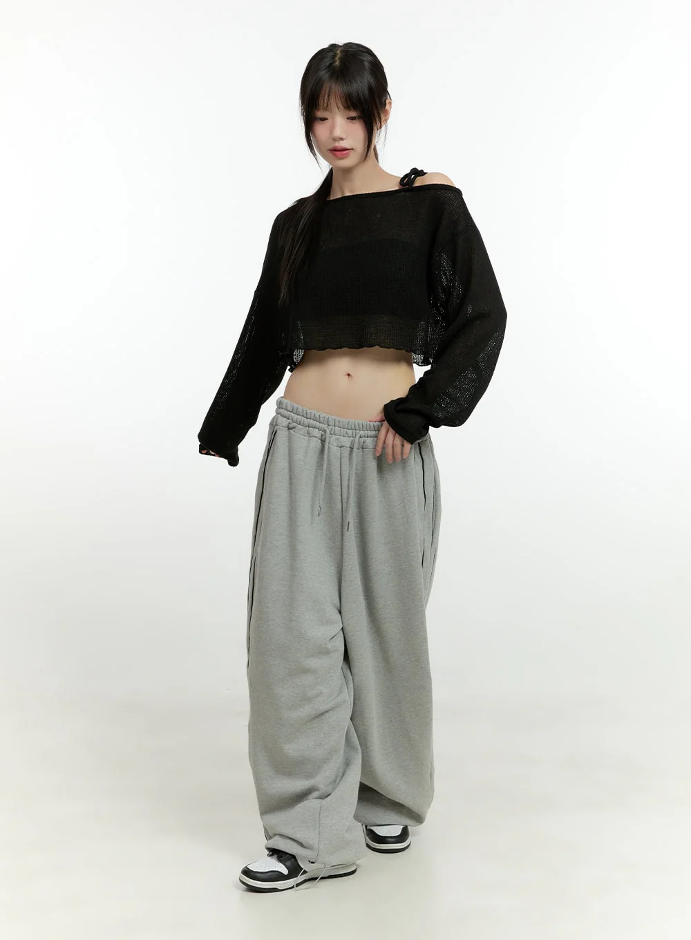 Swaying Siren One-Shoulder Crop Top CG402 - Image 2