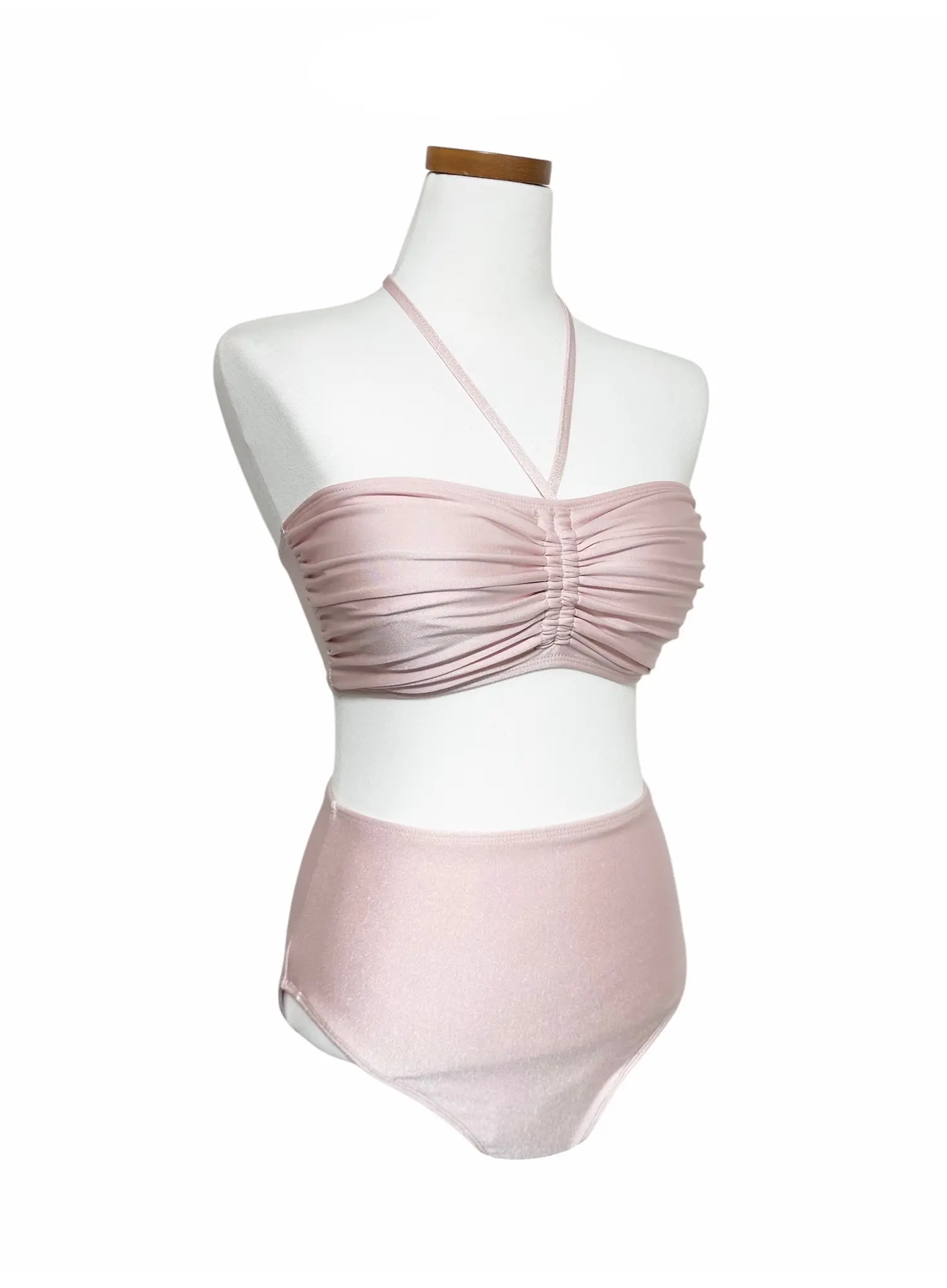 Sweet Shimmer Ruched Bikini Set IY514 - Image 5