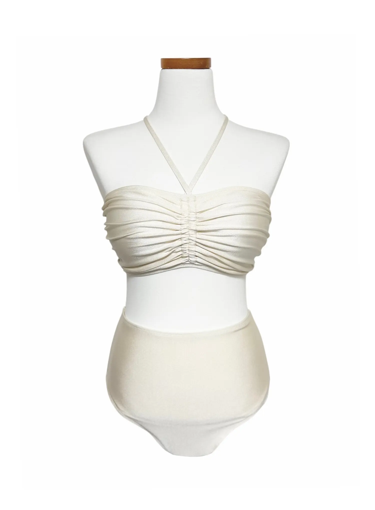 Sweet Shimmer Ruched Bikini Set IY514 - Image 7