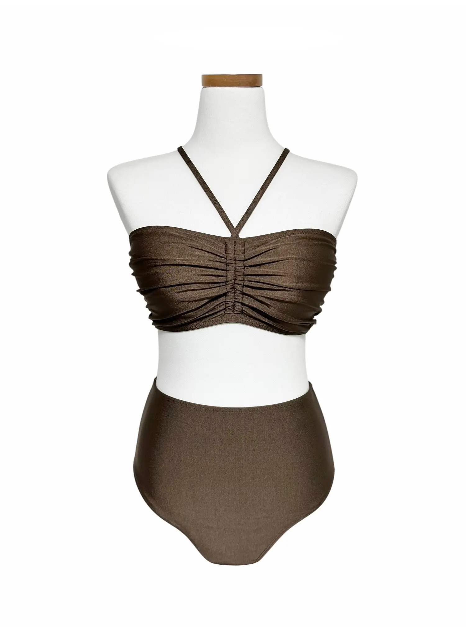 Sweet Shimmer Ruched Bikini Set IY514 - Image 8