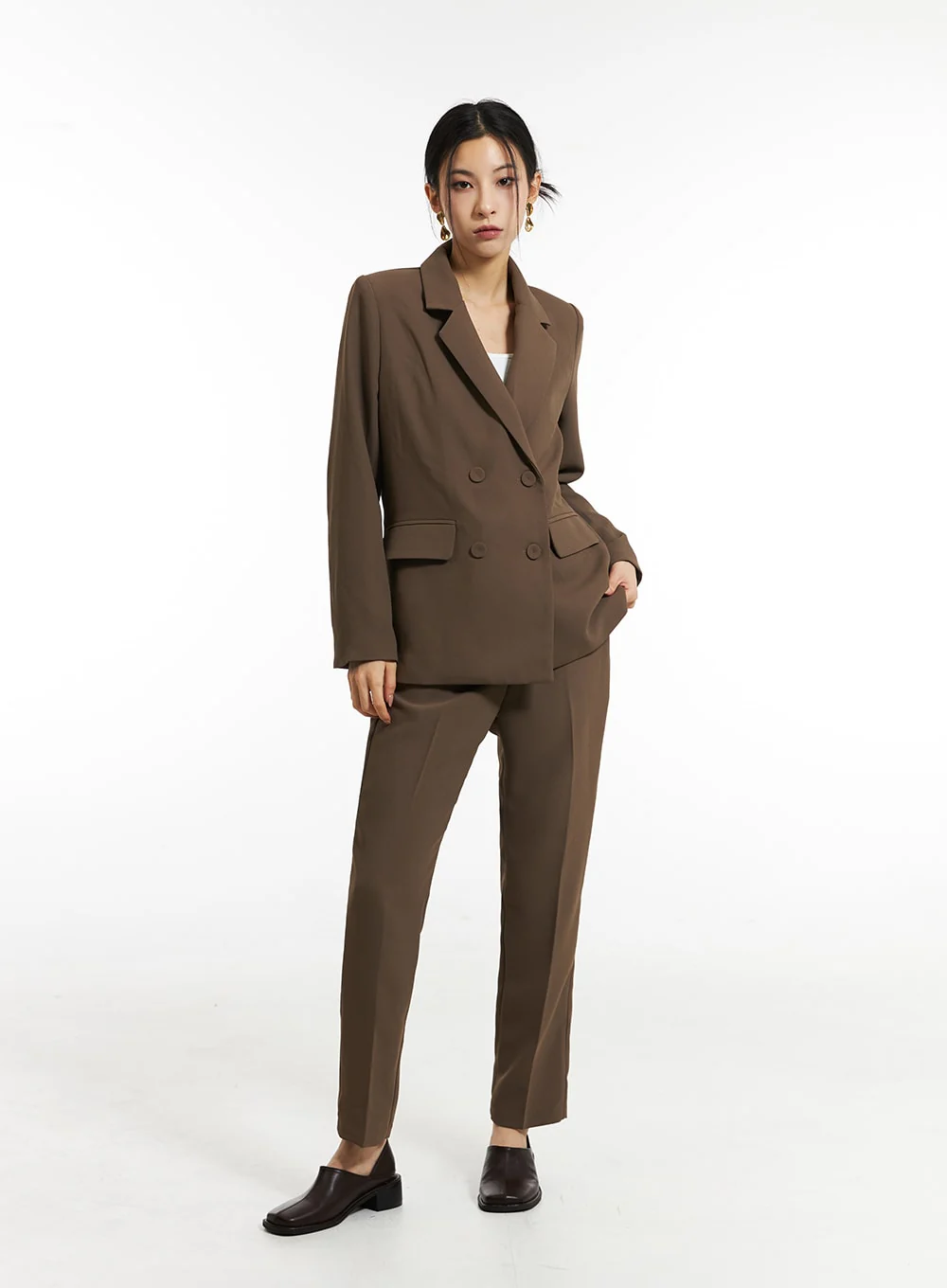 Tailored Double Button Jacket and Pants Set IN308 - Image 4