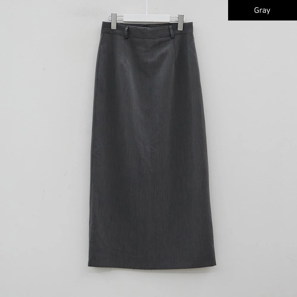 Tailored Maxi Skirt CJ08 - Image 17