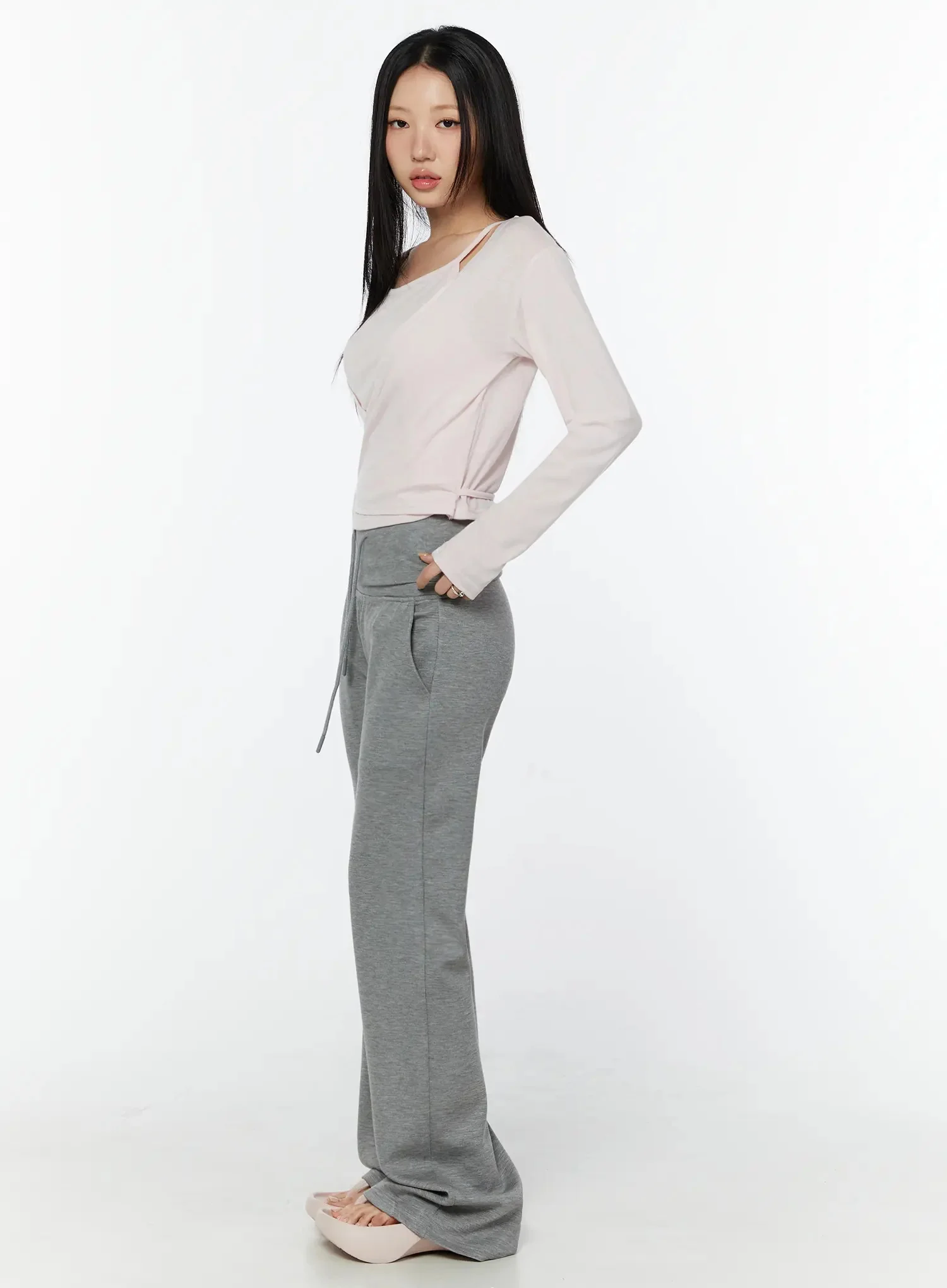 Tank And Layered Wrap Cardigan IU524 - Image 11