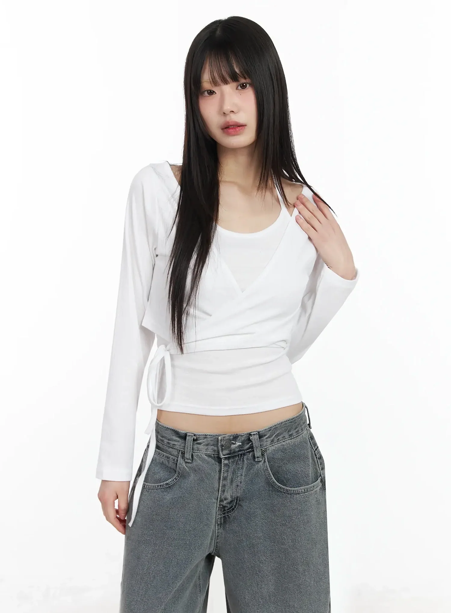 Tank and Wrap Cardigan Set IM530 - Image 15