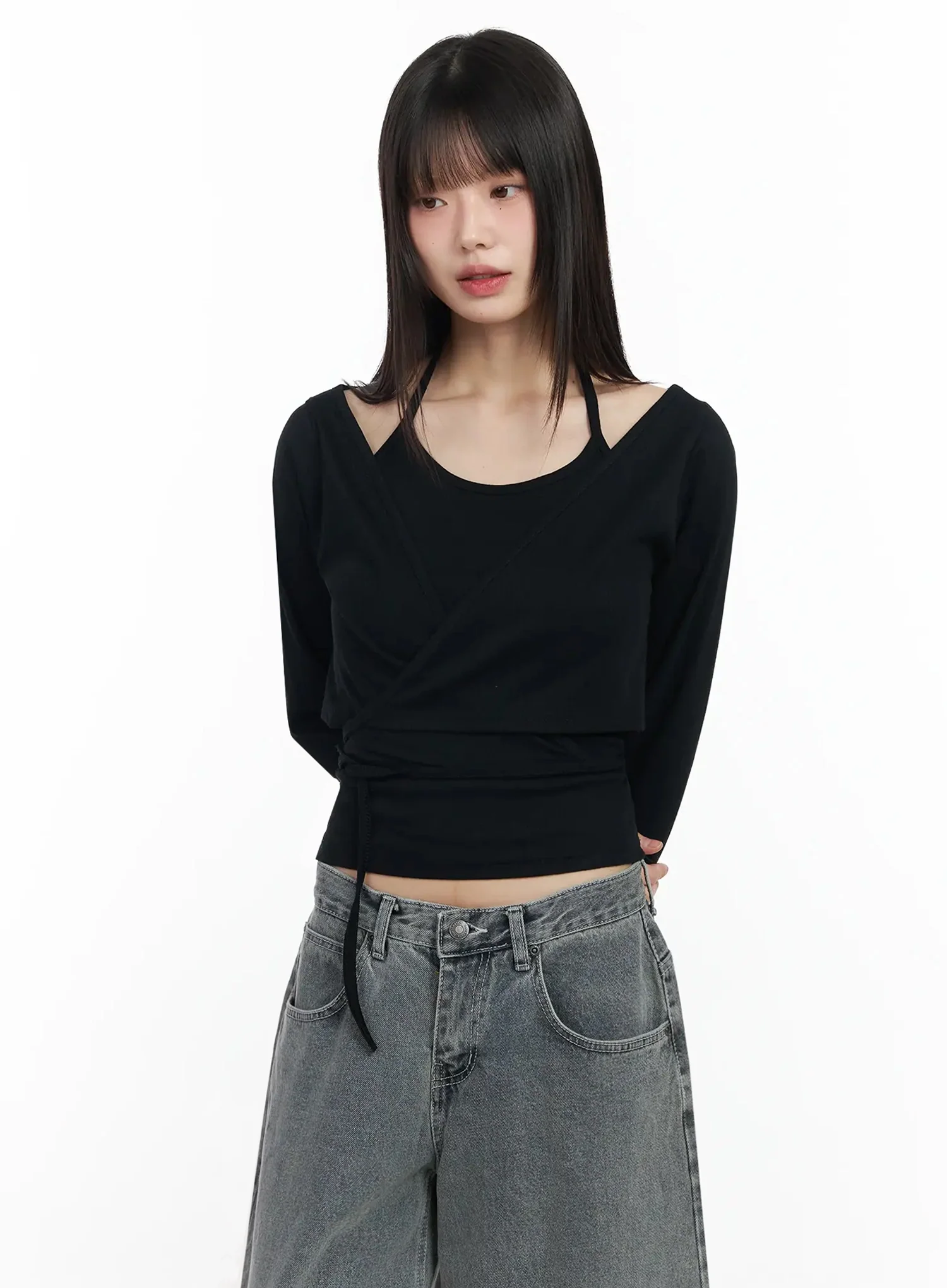 Tank and Wrap Cardigan Set IM530 - Image 6