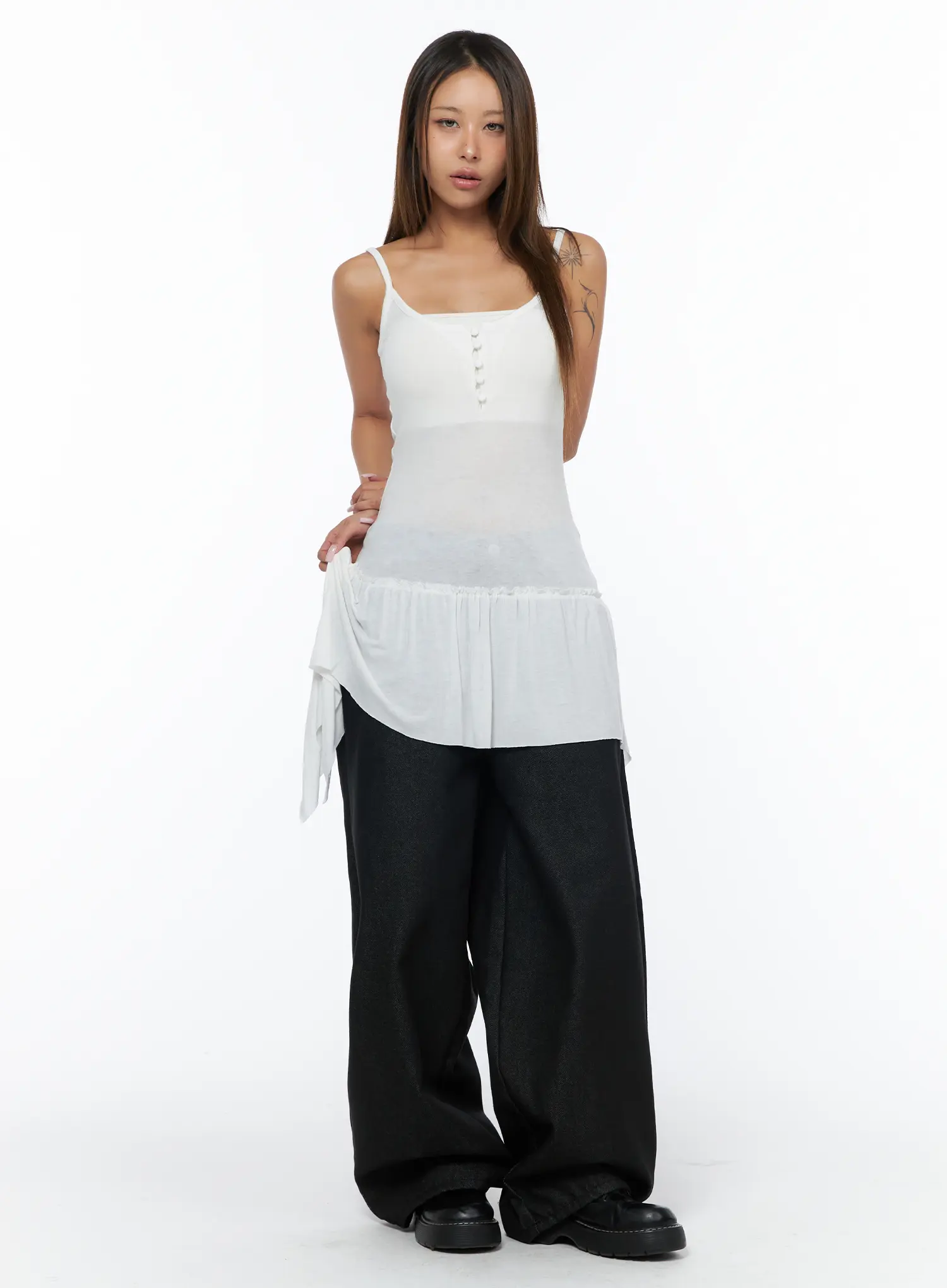 Teagan Classic Wide Leg Jeans CA516 - Image 5