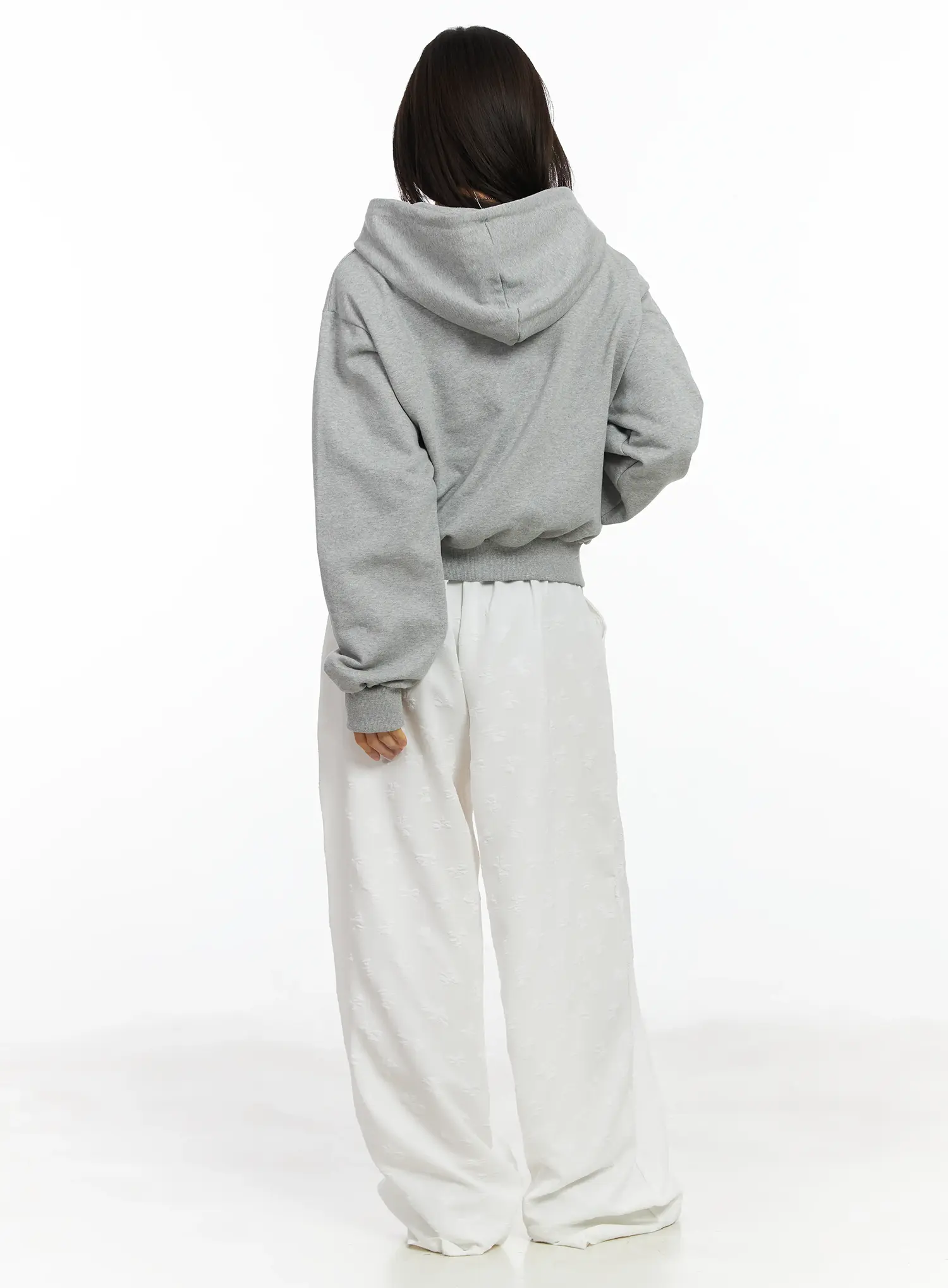 Teddy Bear Graphic Two-Way Zip-Up Hoodie IF525 - Image 5