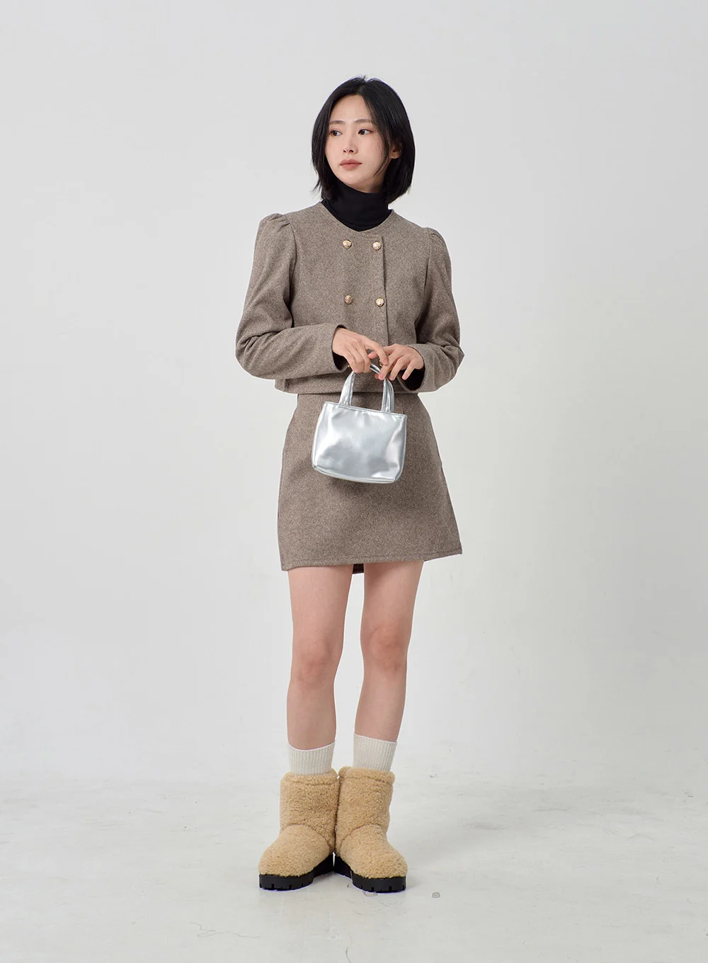 Teddy Drawstring Ankle Boots OD26 - Image 9